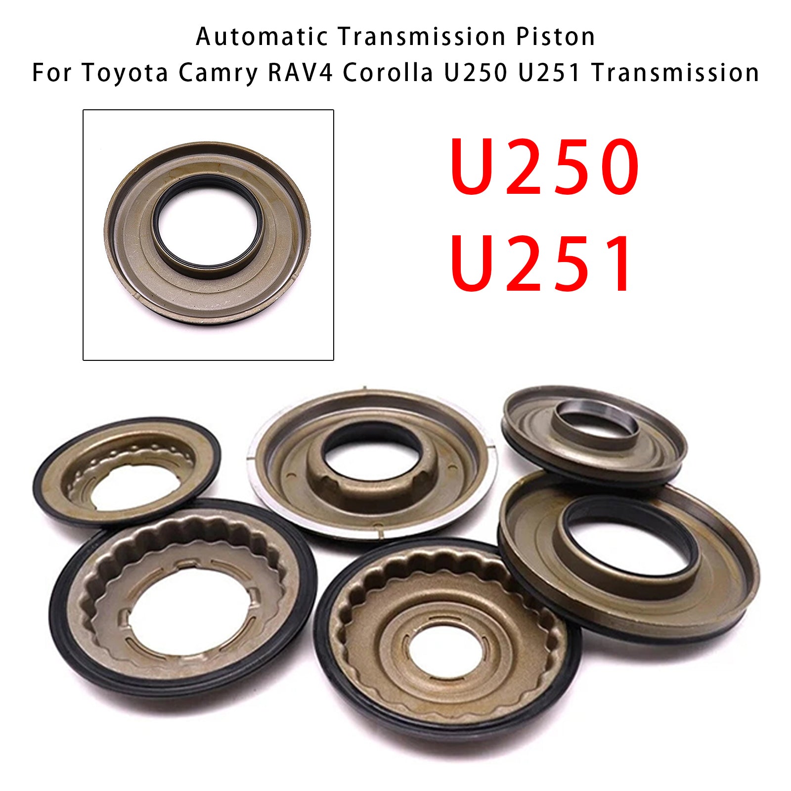 Kit de 6 pistones de transmisión automática para Toyota Camry, RAV4 y Corolla U250/U251