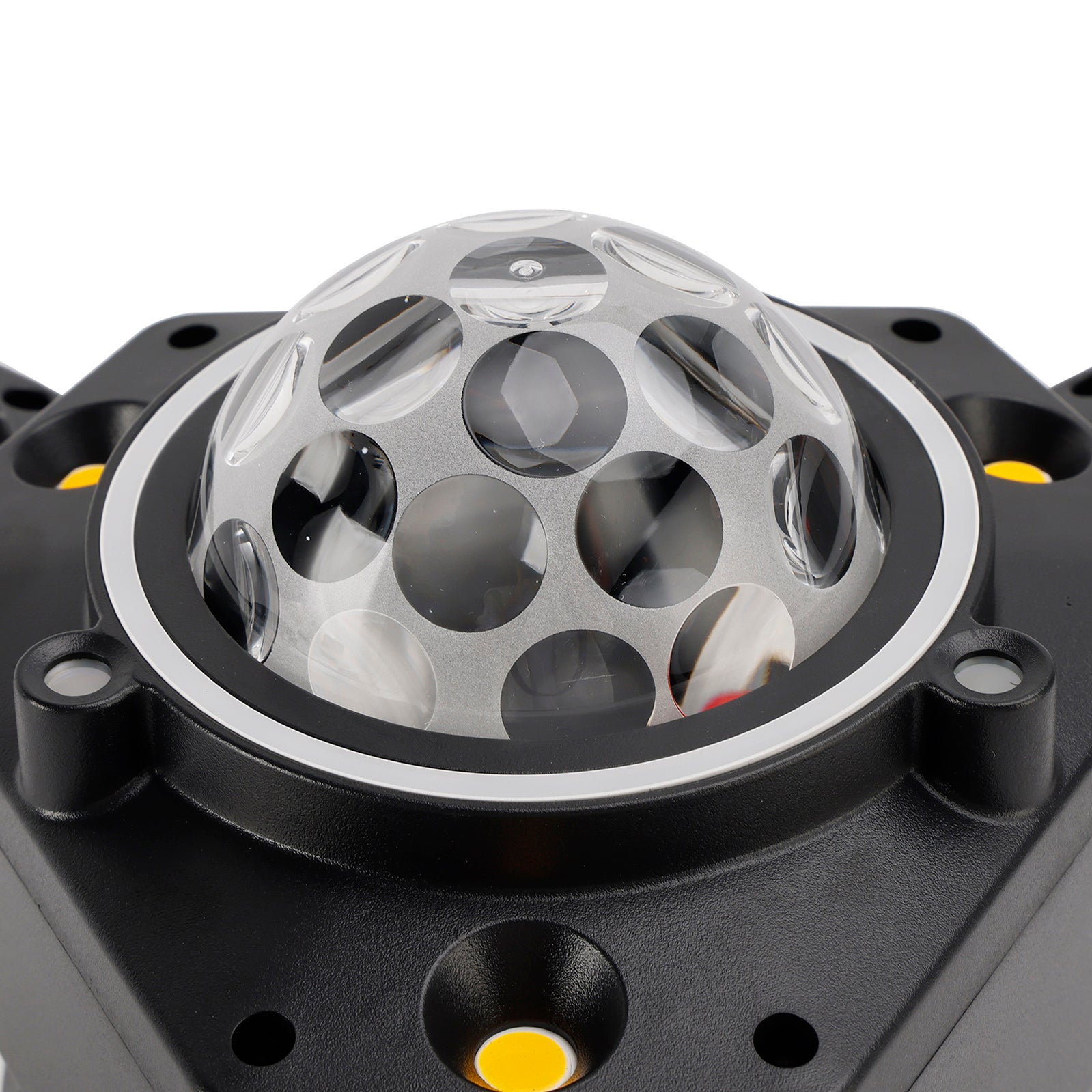 Projektor sceniczny LED z trzema ruchomymi głowicami i wiązką lasera do klubu nocnego