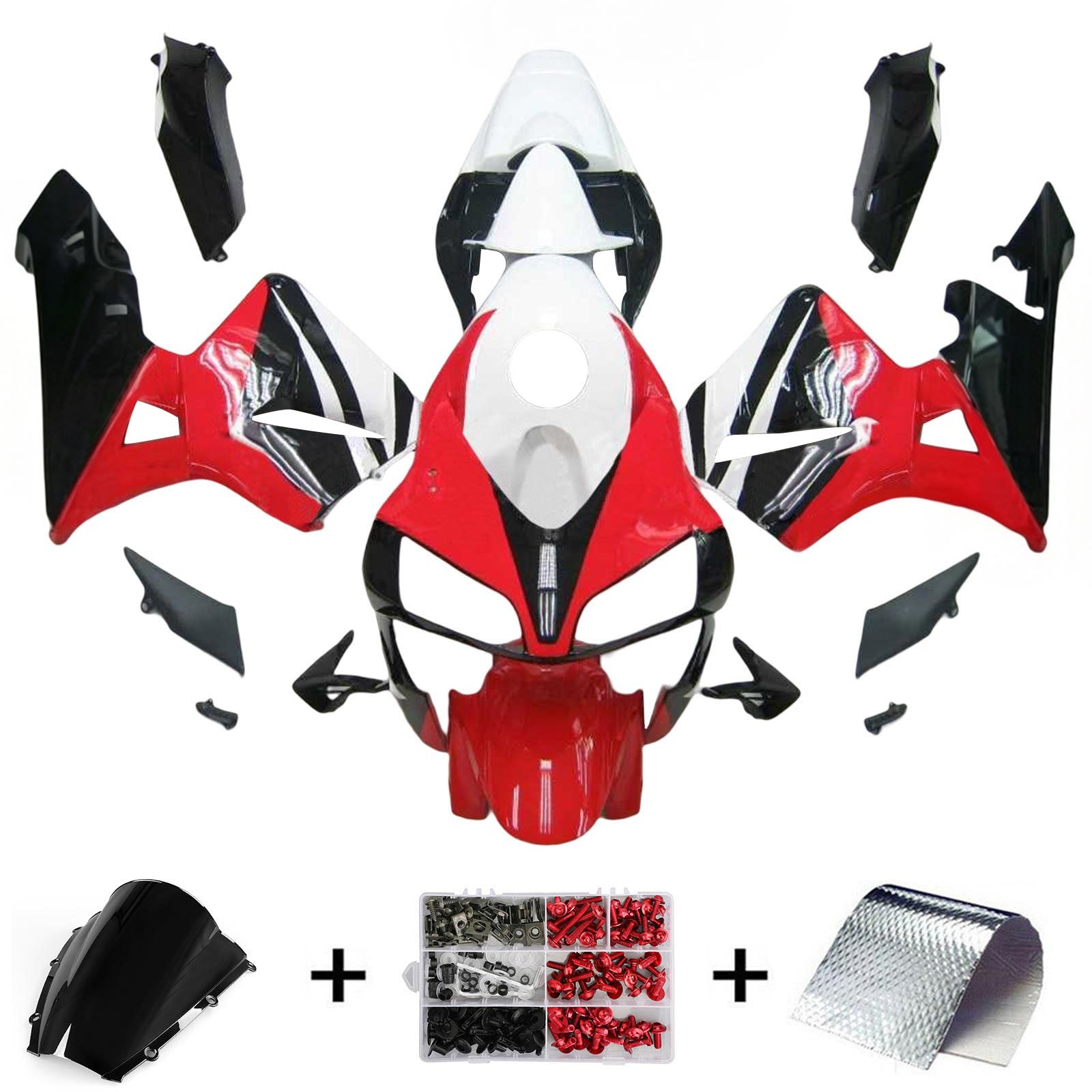 Kit de carénage par injection, carrosserie en plastique ABS pour Honda CBR600RR 2003-2004 F5