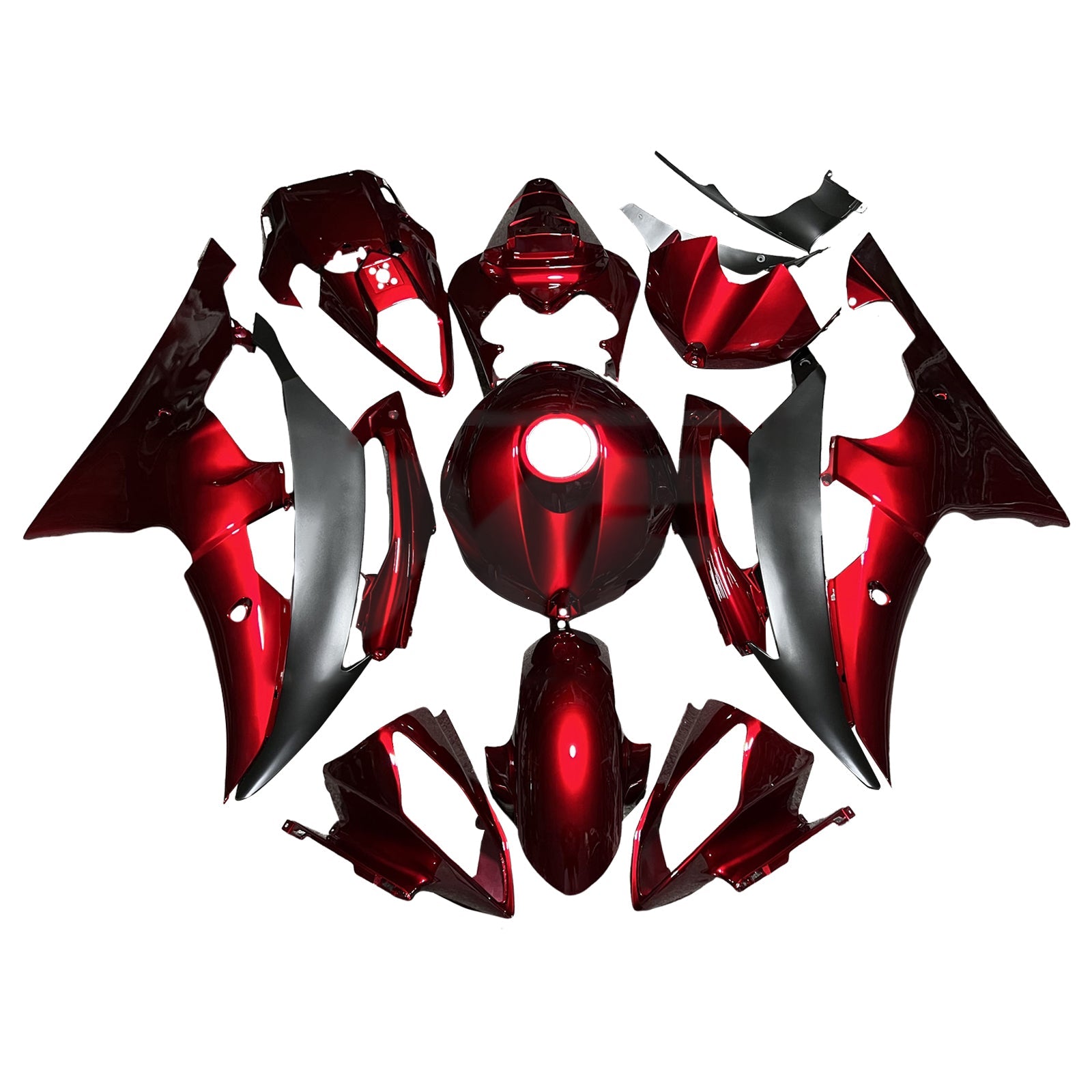 Kit de carénage injecté en plastique ABS pour Yamaha YZFR6 YZF-R6 2008-2016