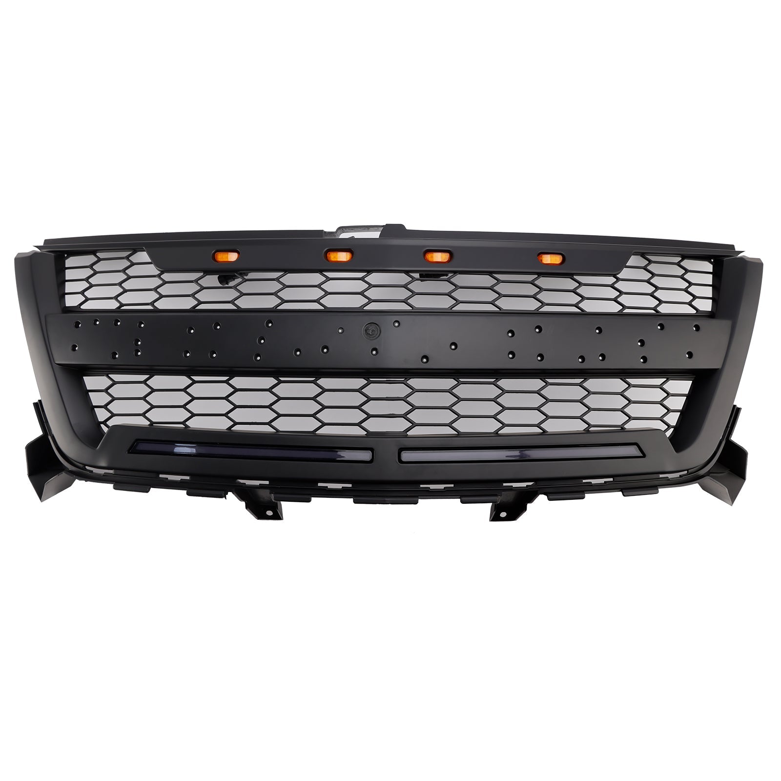 Mat Black Front Bumper Grid voor Chevy Colorado 2016-2020 met LED