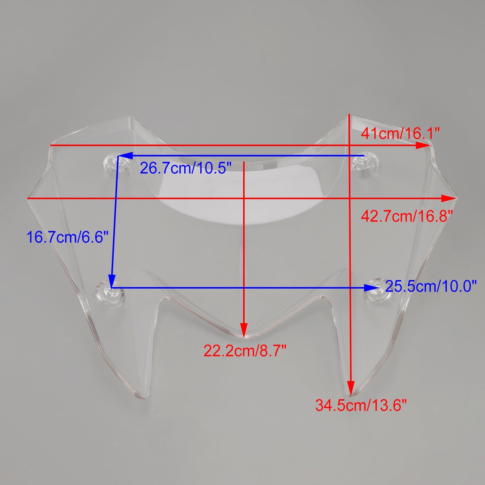 Vetrobransko steklo in podpora za Yamaha T-Max 560 2022-2024