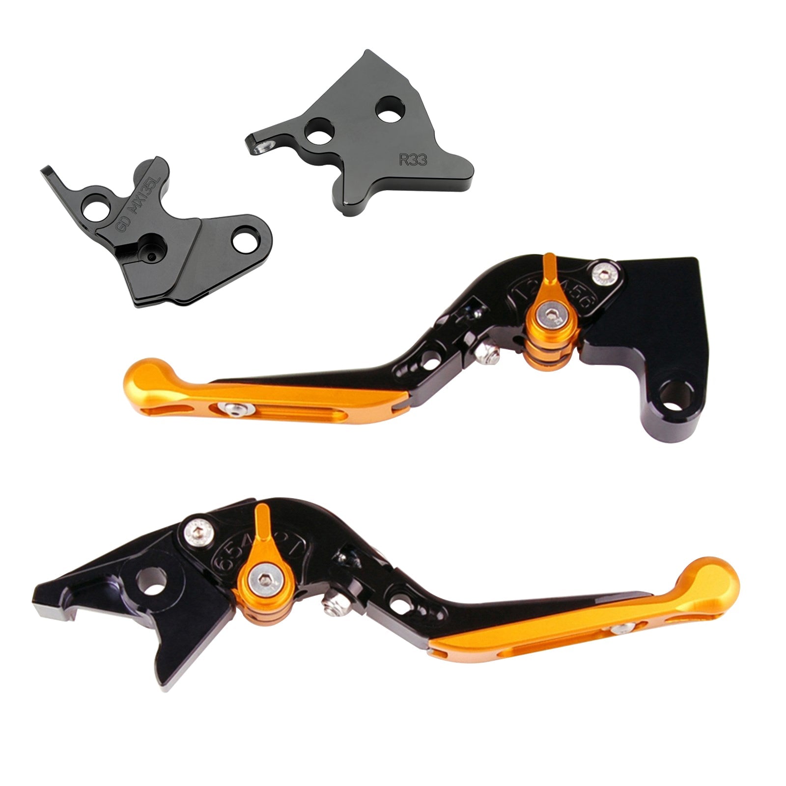 Leva freno e frizione regolabile per Yamaha YBR125 2005-2014