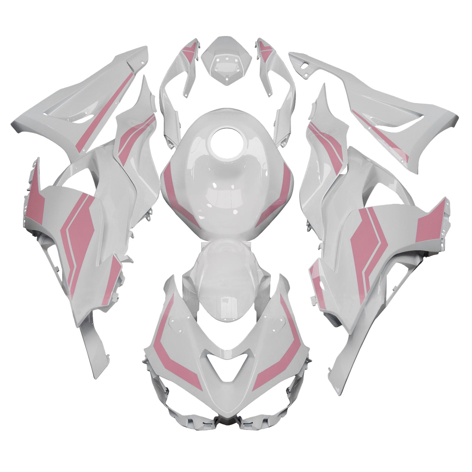 Zestaw owiewki wtrysku, plastikowy korpus ABS dla Kawasaki ZX-6R 2024-2025