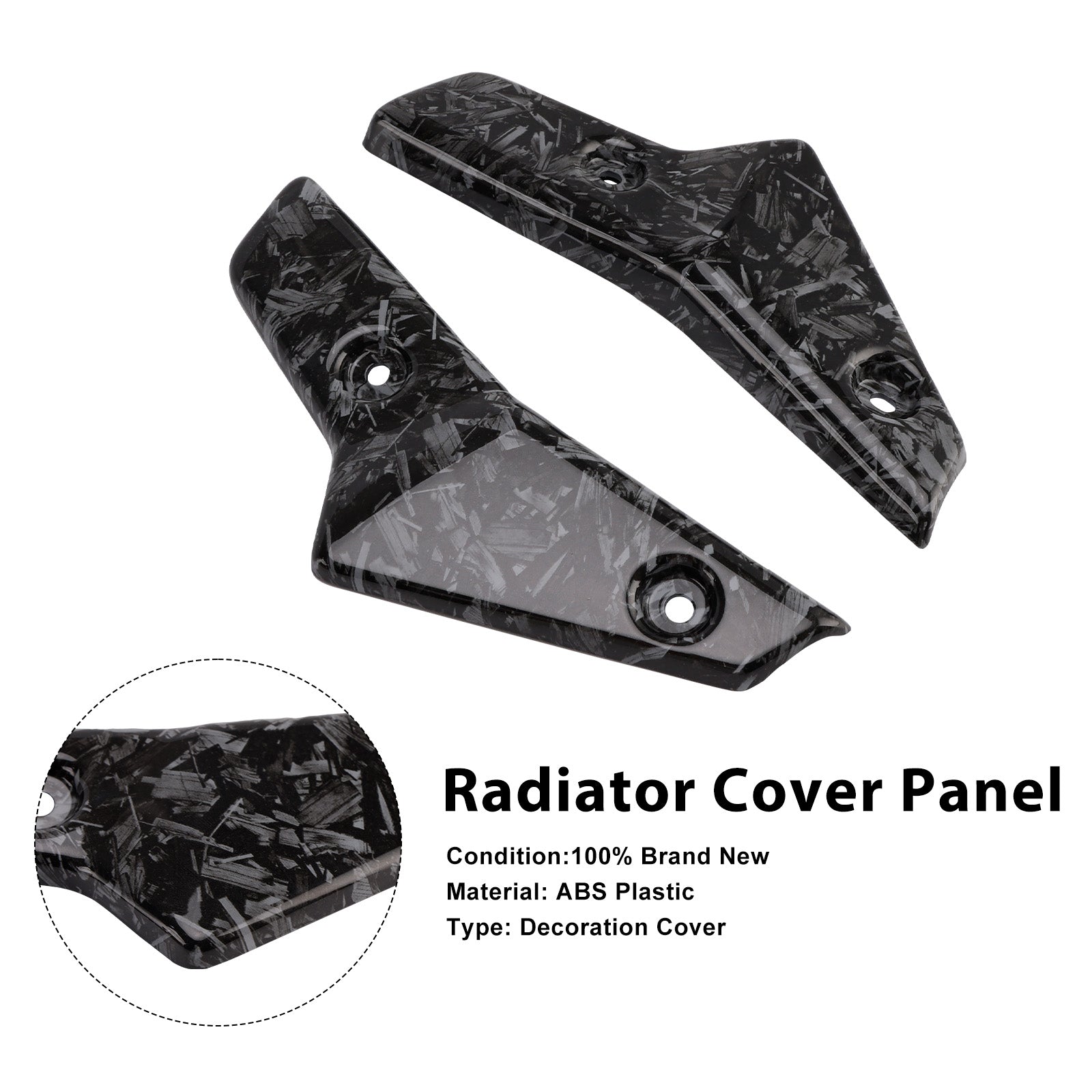 Radiateurzijschermen voor Street Triple 765 R/RS 2020-2022