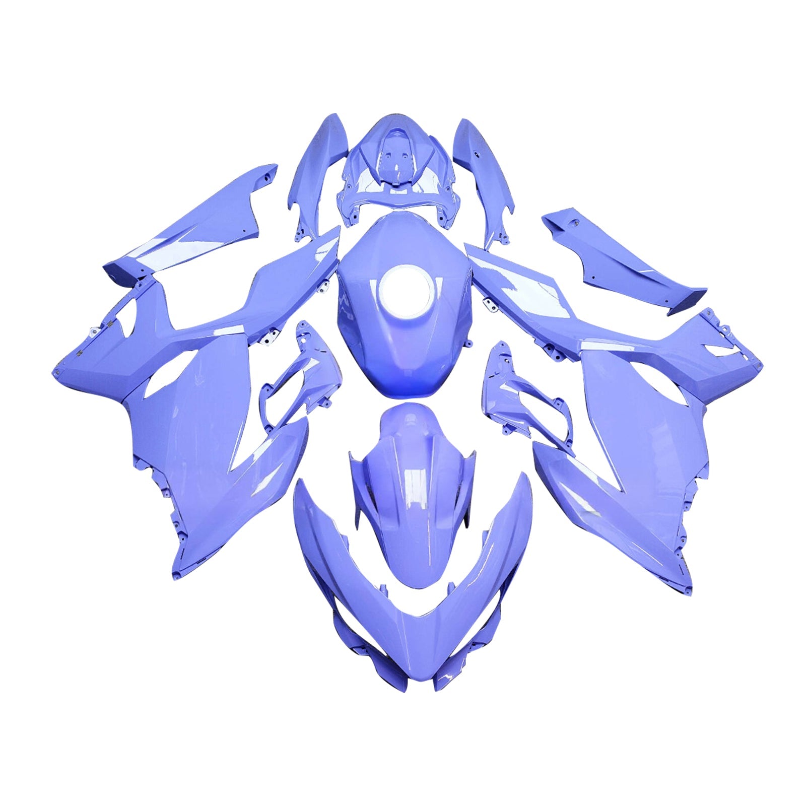 Kit di carenatura a iniezione, carrozzeria in plastica ABS per Kawasaki EX400 Ninja400 2018-2024