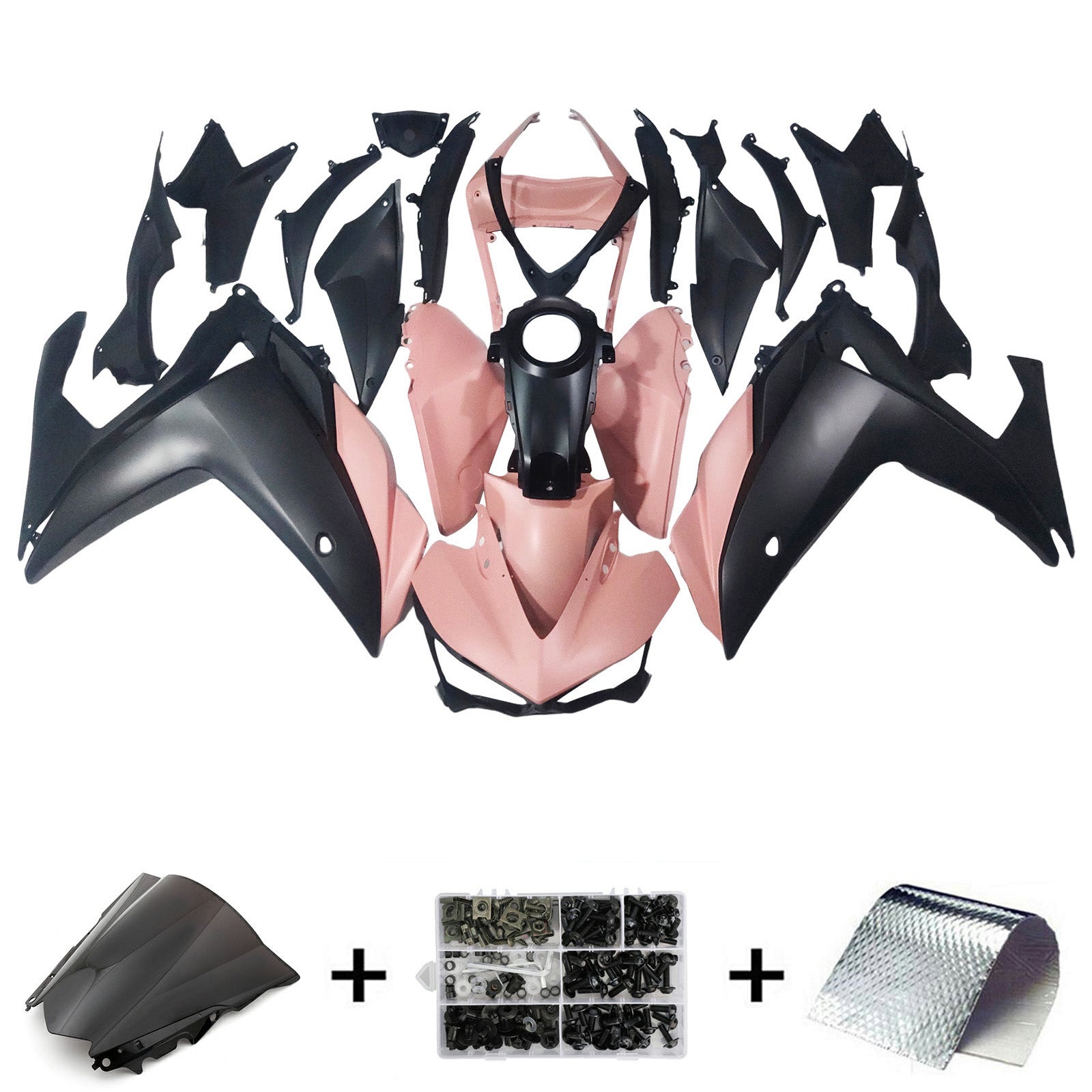 Kit de carénage en plastique ABS injecté pour Yamaha YZF-R3 2014-2018 R25 2015-2017