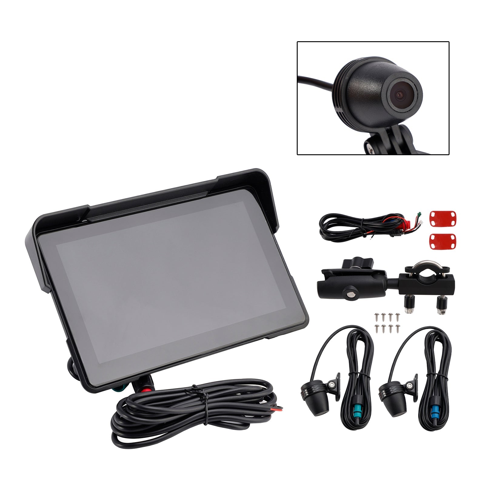 Igrajte motociklistična motocikli 7 palčni univerzalni snemanje 1080p za skuter motociklov