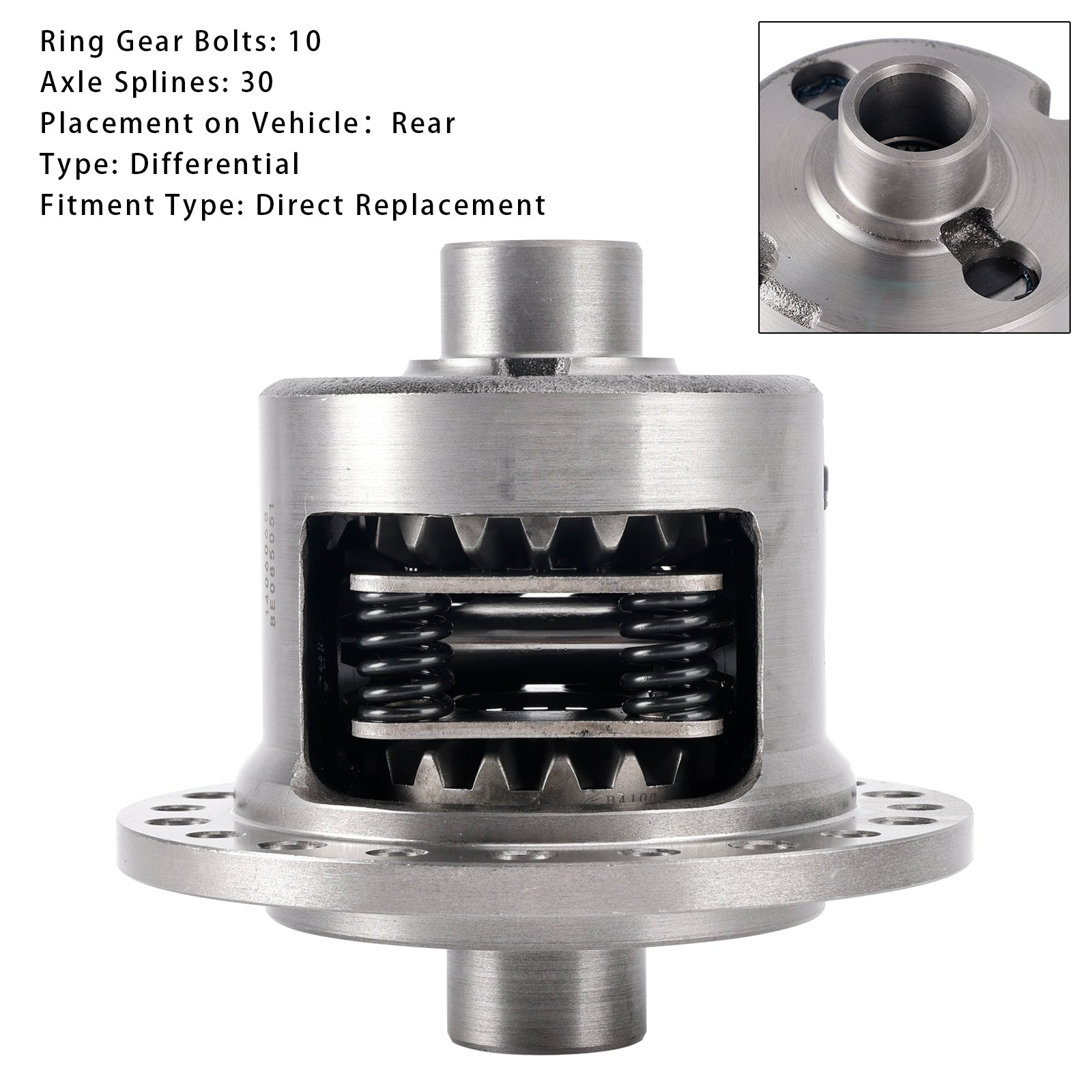 Differentiaal 30 Spl Pos LSD Dana 44 YDGD44-3-30-1 voor Jeep Wrangler JK 2007-2017