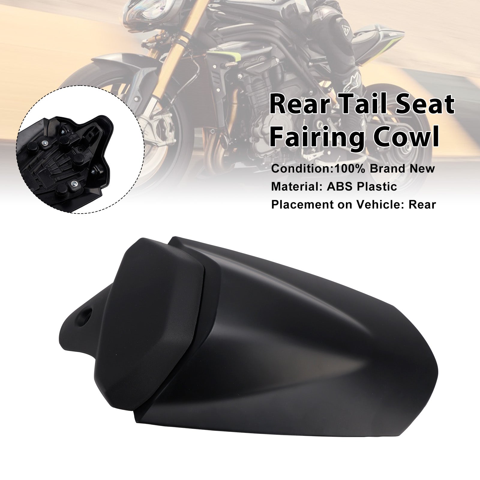 Carénage arrière de selle pour Speed Triple 1200 RS (2025-2026)