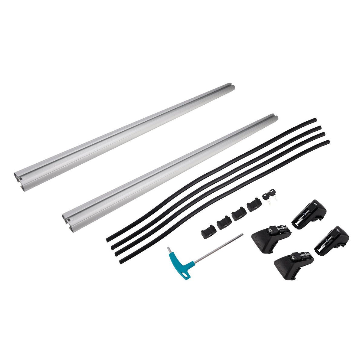 Universeller Aluminium-Autodachträger, Gepäckträger, Querträger, abschließbar, 120 cm