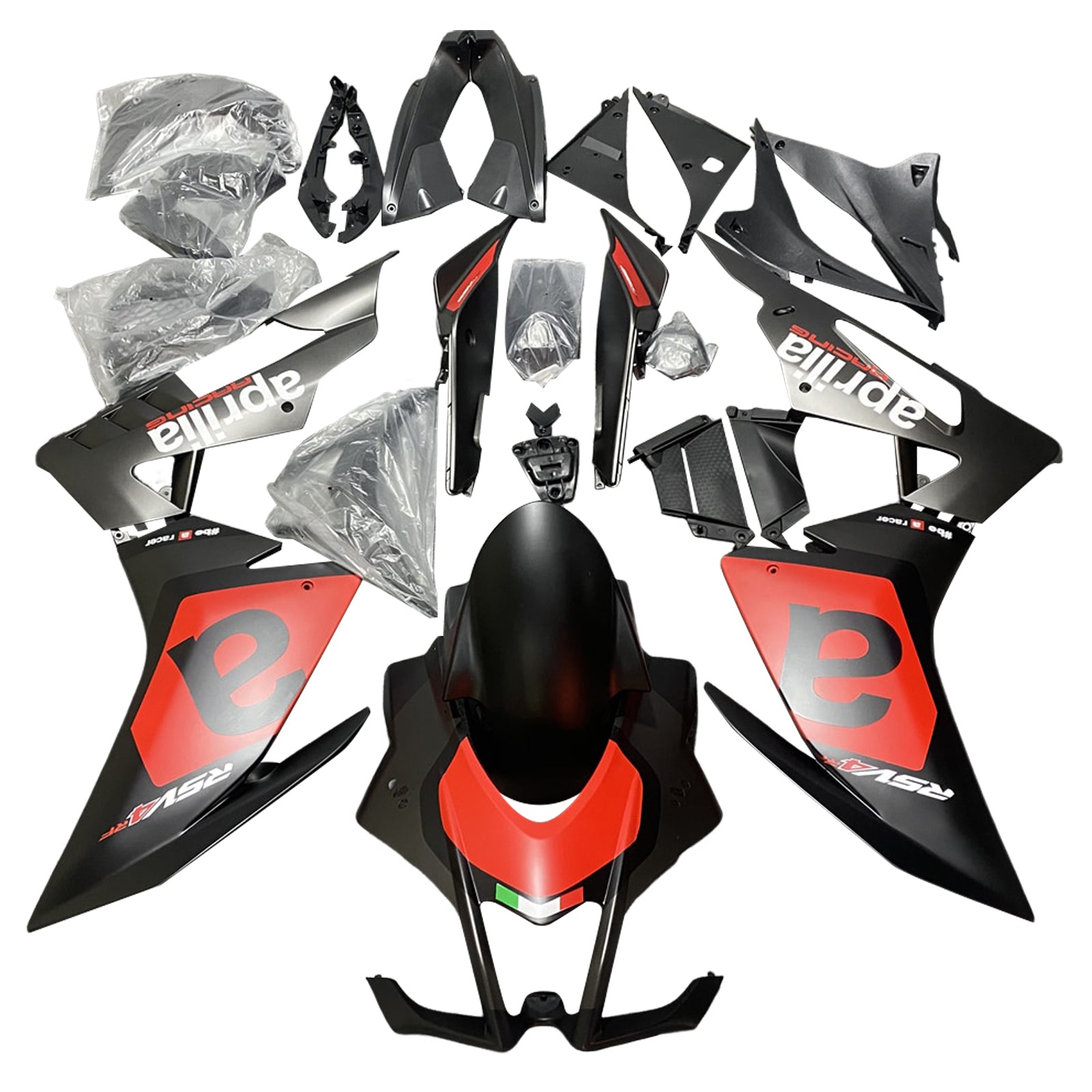 Amotopart Aprilia RSV4 1000 2016-2018 Kit Carénage Carrosserie Plastique