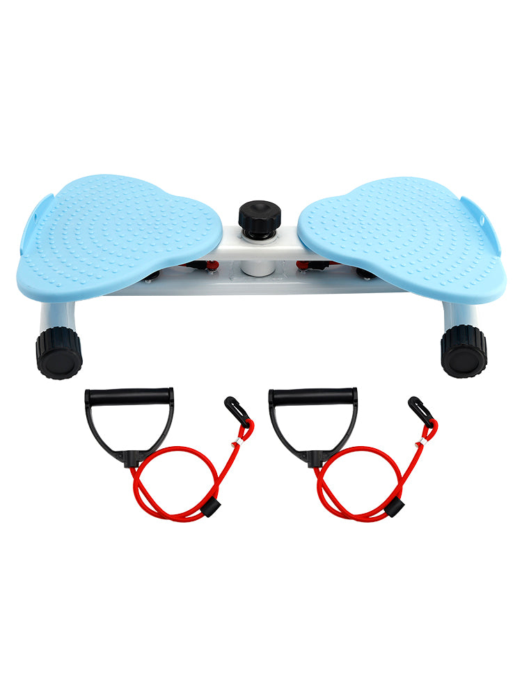 Máquina de torsión abdominal - Plataforma de fitness de 150 kg - Ultra silenciosa y antideslizante de 20 dB - Para un vientre plano (Azul)