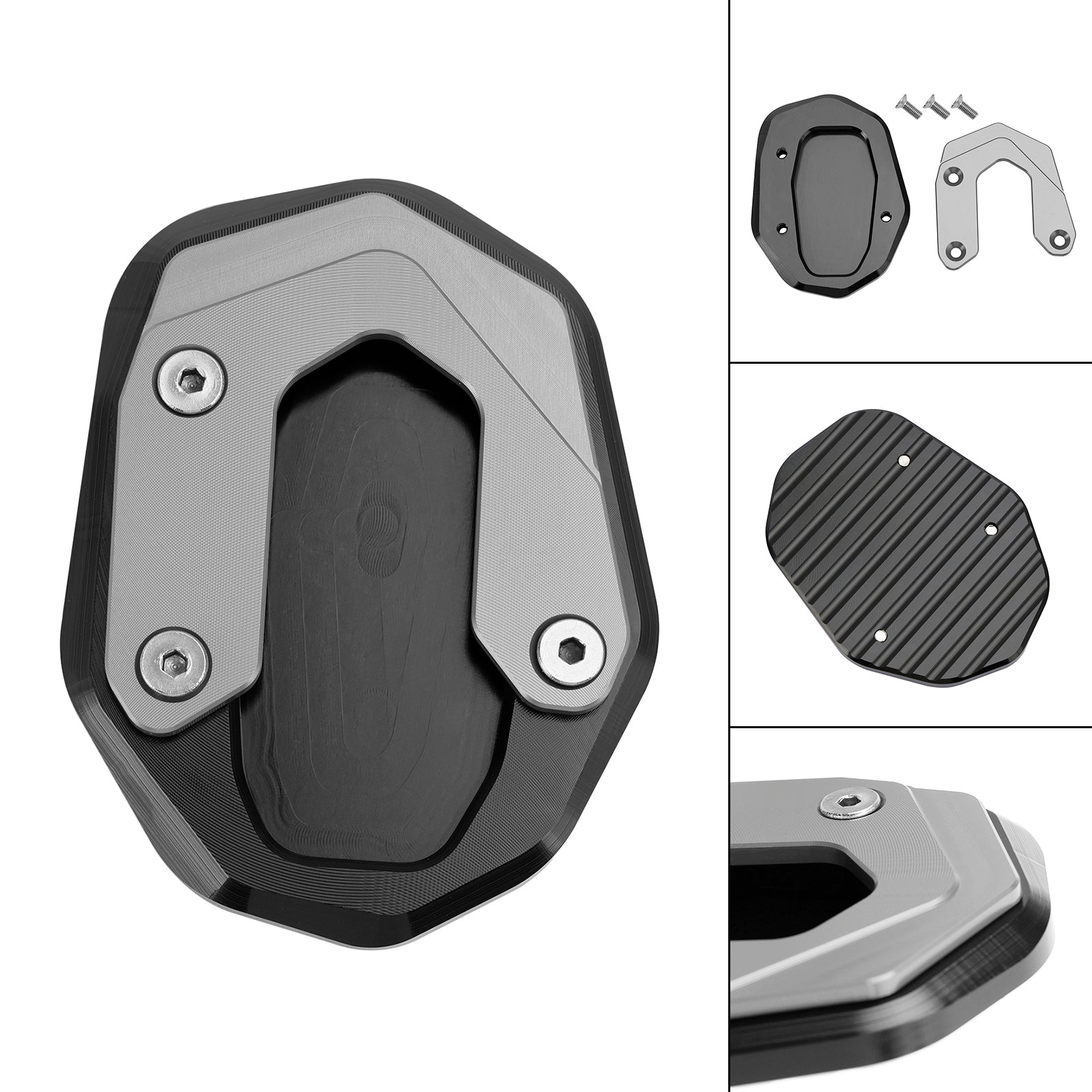 Ampliar Placa de extensión de caballete lateral para Ducati Scrambler 800/1100 15-20