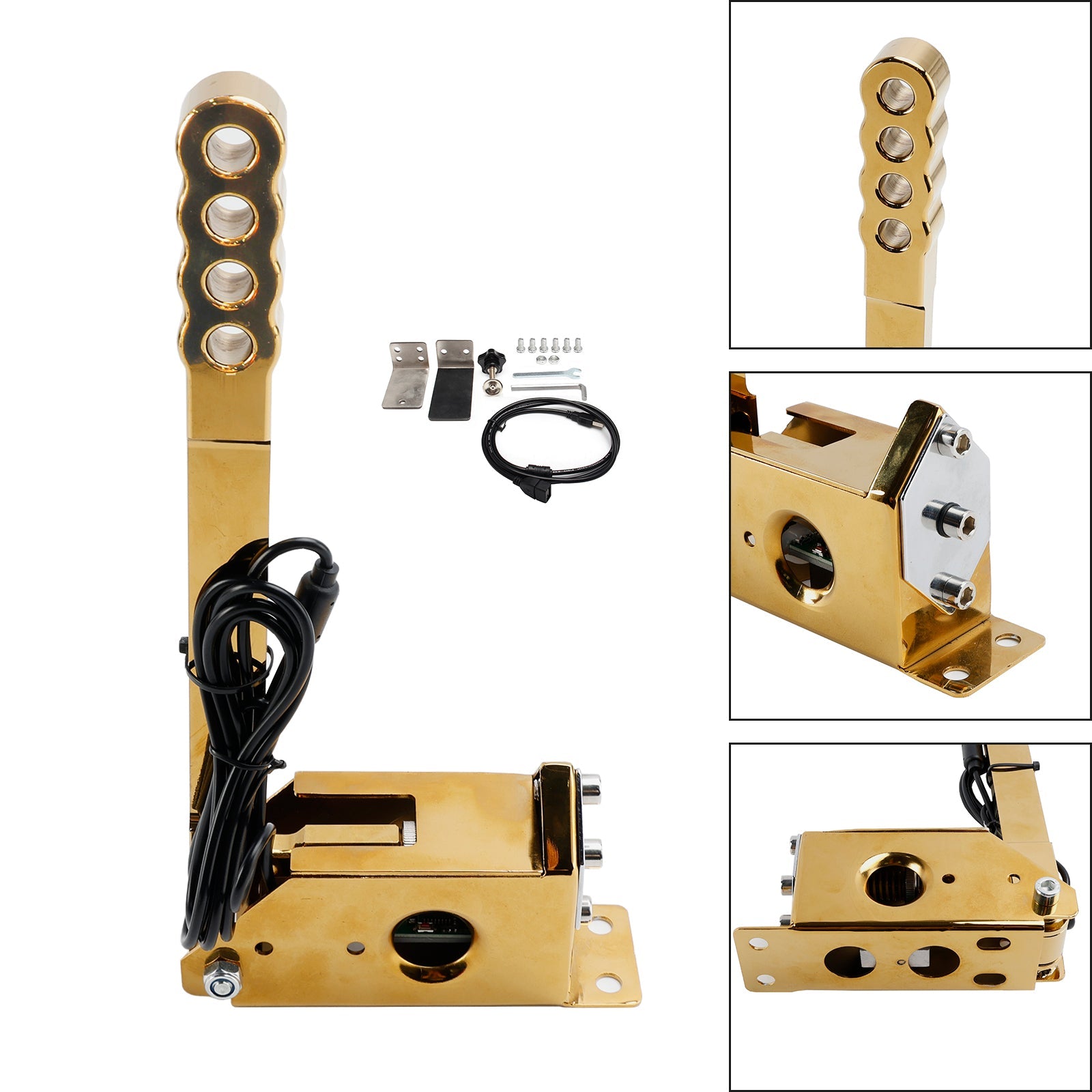 Voor racegames G25/G27/G29/T300/T500 voor Assetto PC 14bit SIM USB Handrem