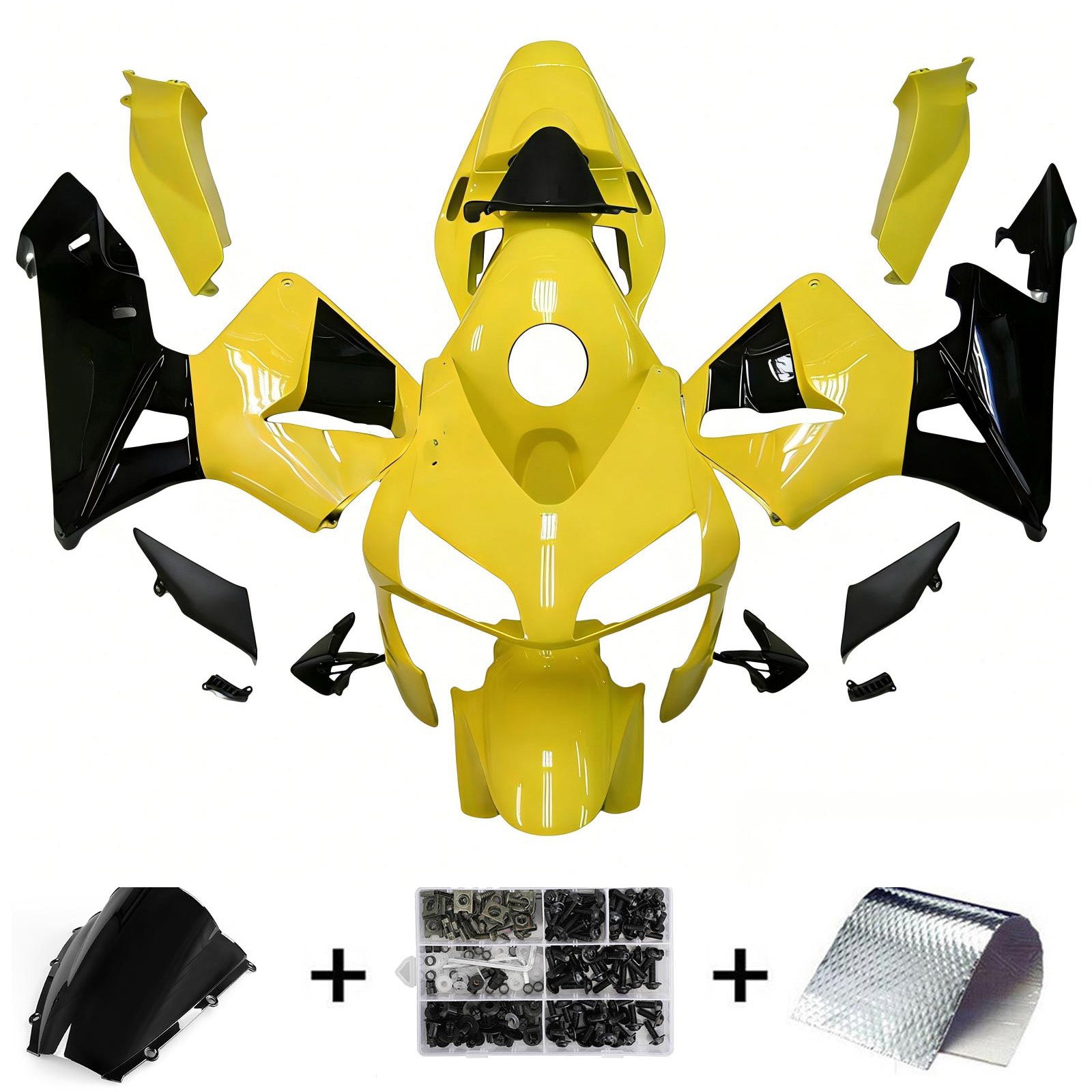 Kit de carénage par injection, carrosserie en plastique ABS pour Honda CBR600RR 2003-2004 F5