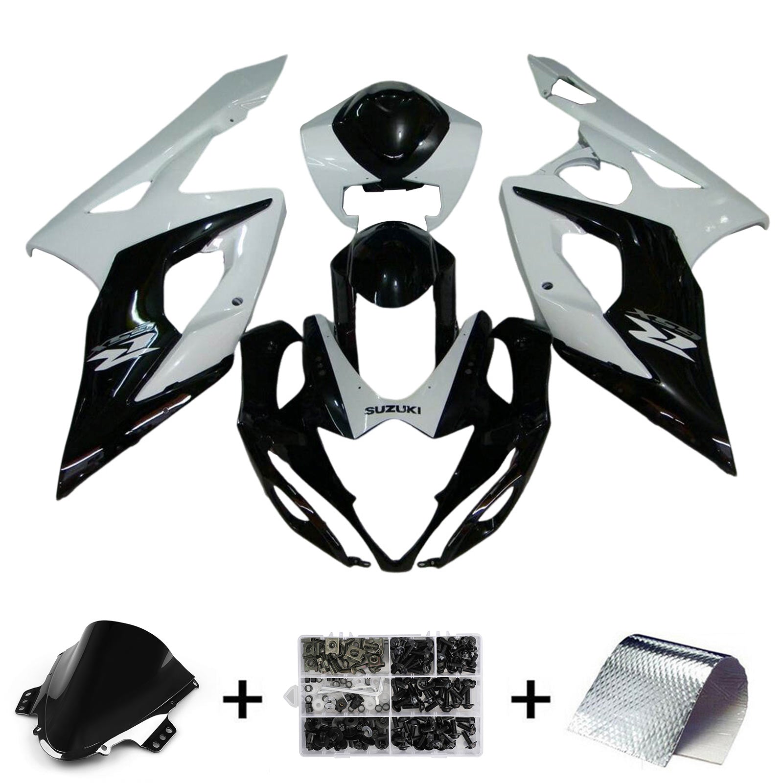 Amotopart Suzuki GSXR1000 2005-2006 K5 Kit carenatura carrozzeria in plastica ABS