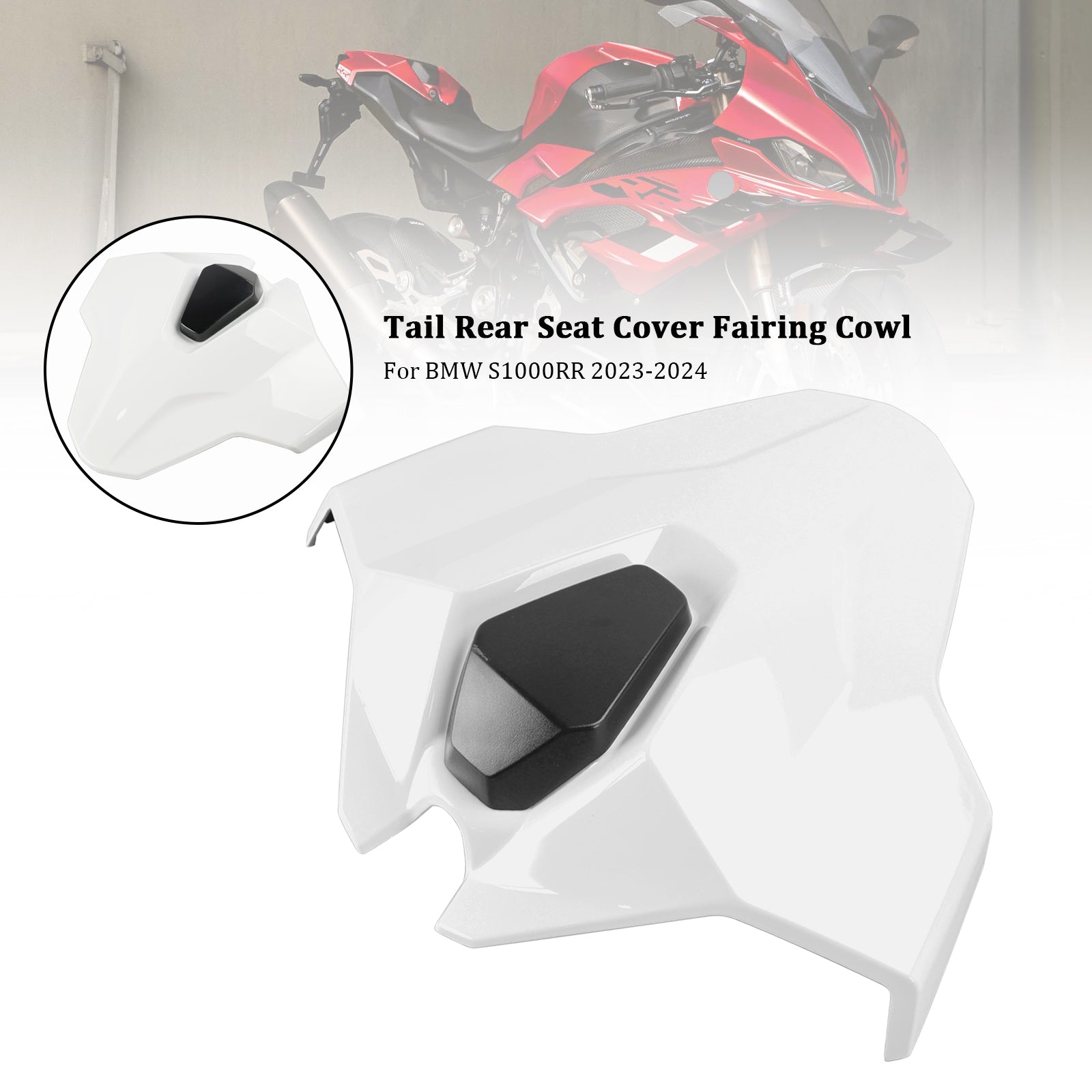 Capot de carénage de couverture de siège arrière de queue pour BMW S1000RR 2023-2024