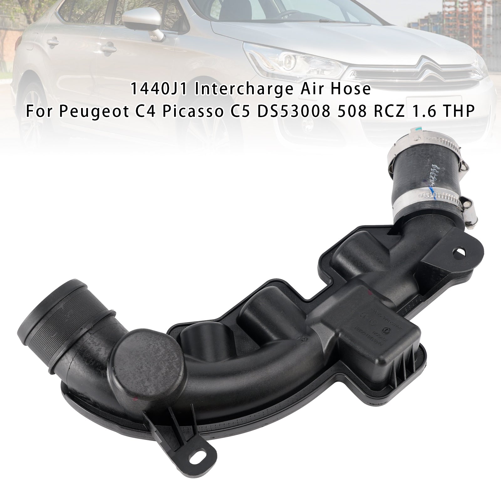 1440J1 Intercherge zračna cev za Peugeot C4 Picasso C5 DS53008 508 RCZ 1,6 THP