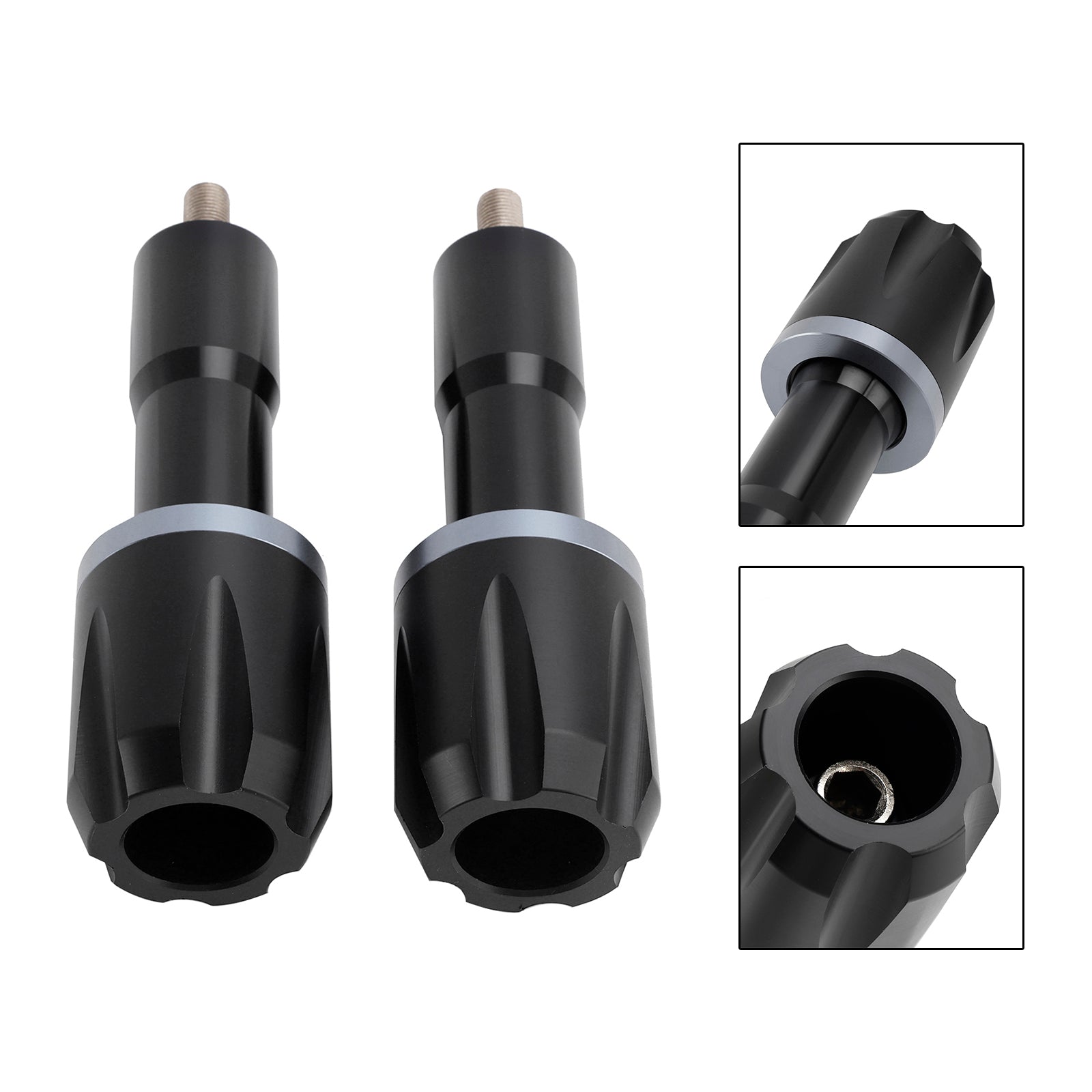 Protection de cadre en aluminium pour Yamaha YZF-R7 2021-2023, bleu et noir