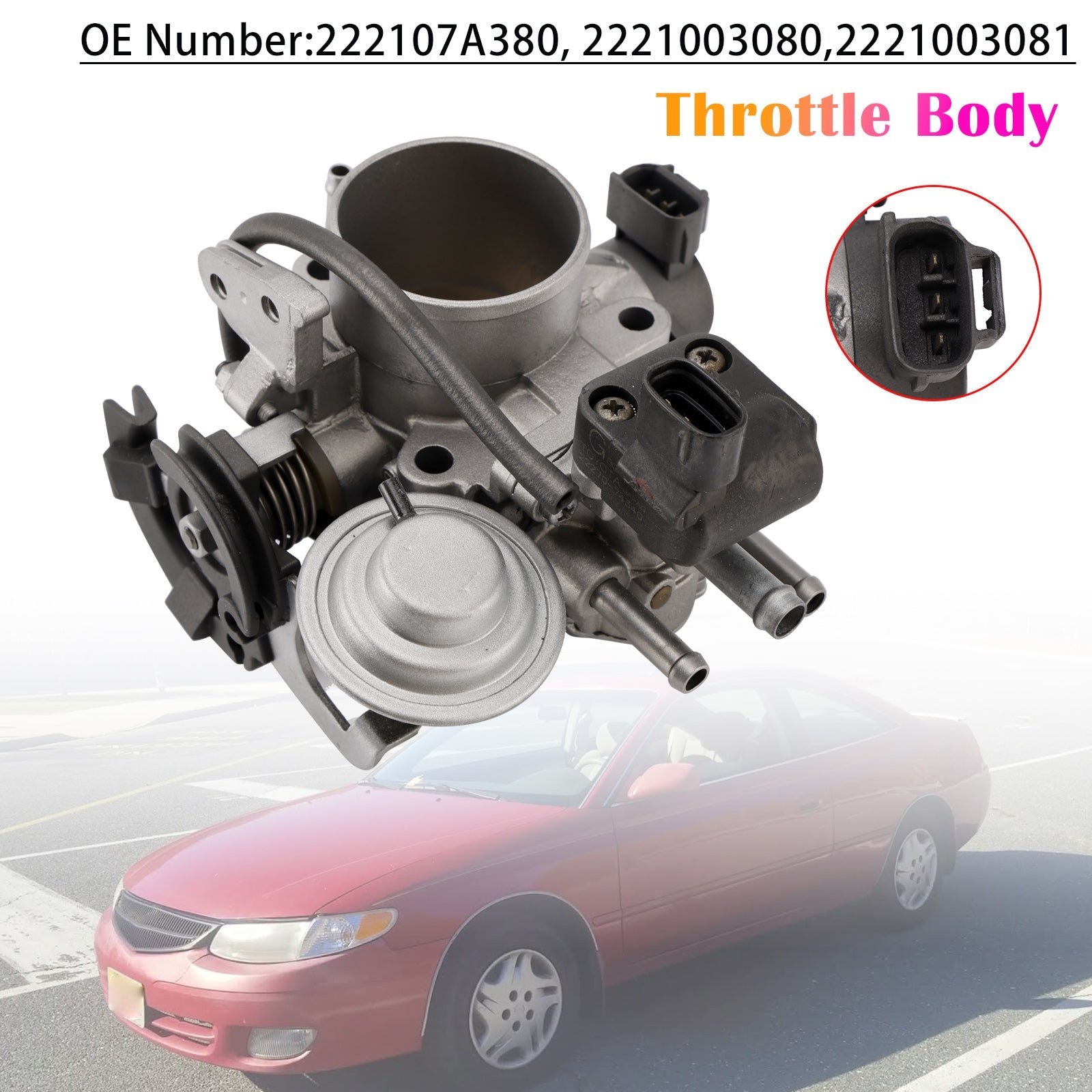 22210-03081 gasklephuis voor Toyota Camry SXV20, MCV20 (juli 1996-juli 2001)