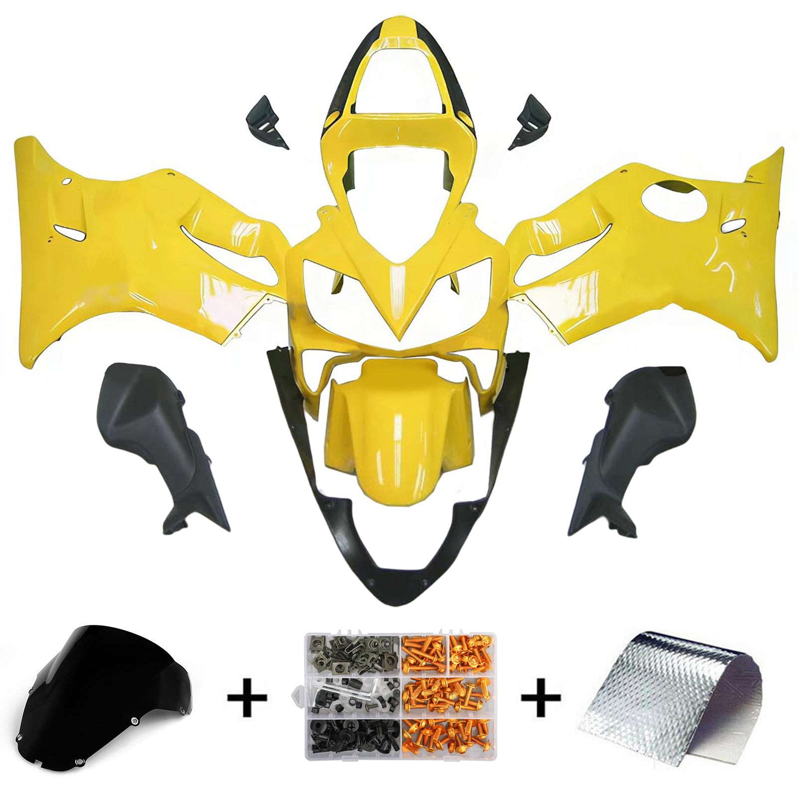 Kit de carénage par injection, carrosserie en plastique ABS pour Honda CBR600 F4i 2001-2003