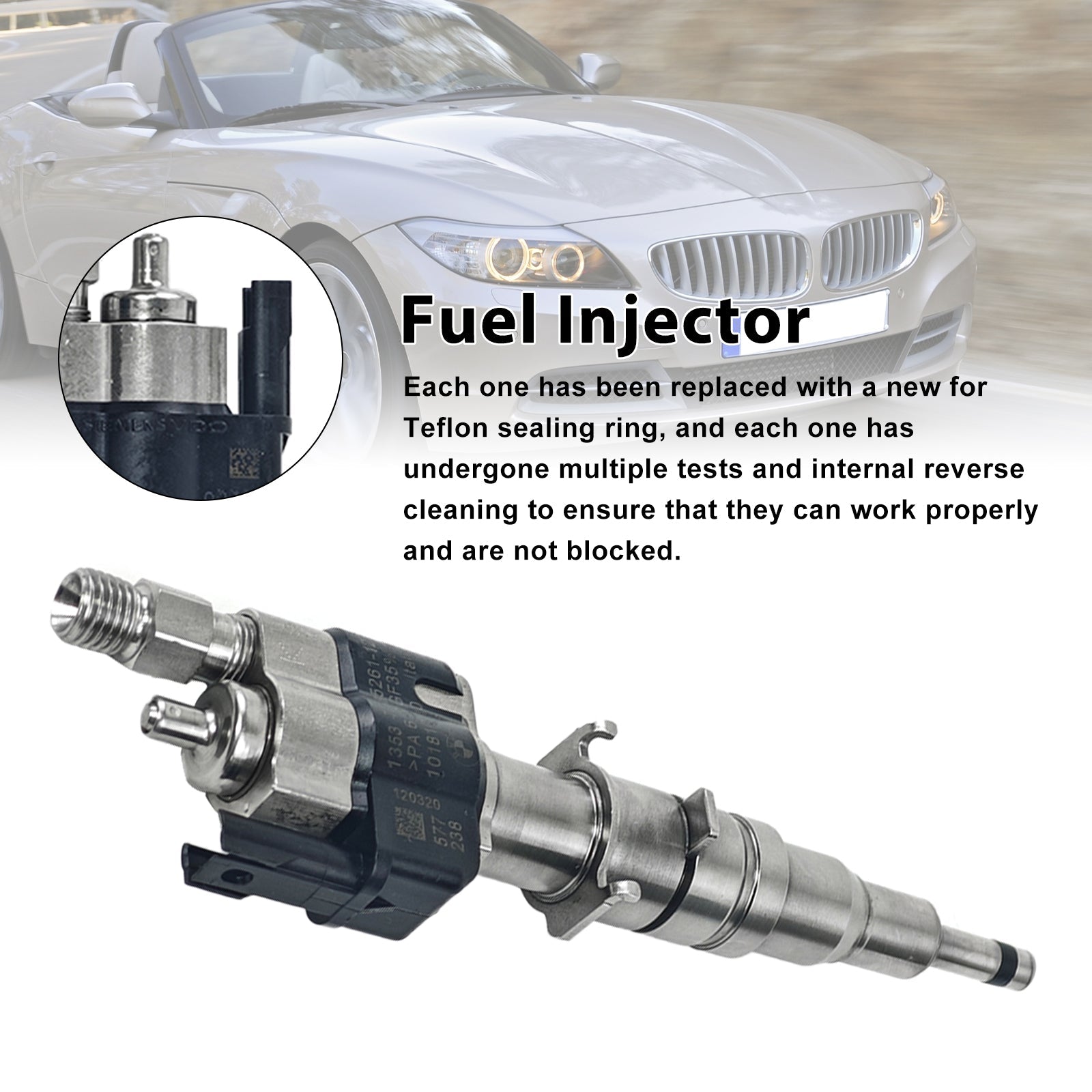 Injecteur de carburant 1 pièce pour BMW Série 1 M Coupé 2011-2012 13537585261-12 135375651