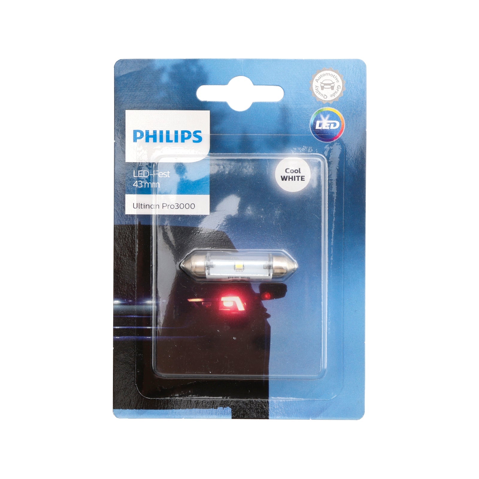 Phare LED pour voiture Ultinon Pro3000 43 mm 11864U30CW pour Philips