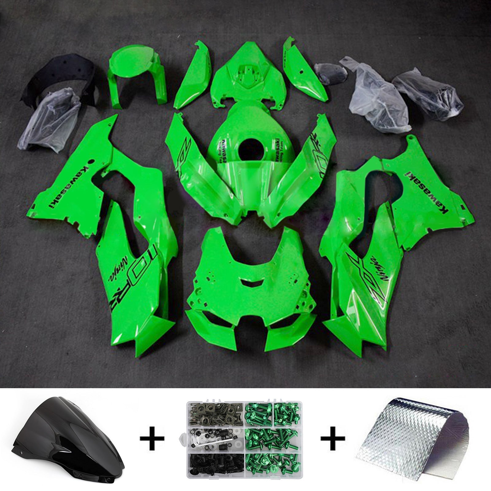 Kit de carénage d'injection Kawasaki ZX-10R ZX-10RR 2021-2024