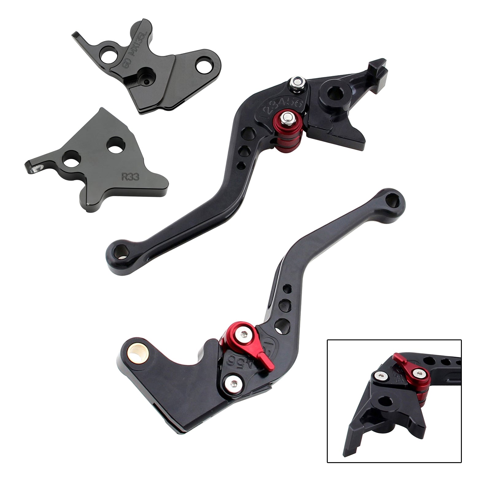 Ročica kratke zavore in sklopke za Yamaha YBR125 2005–2014