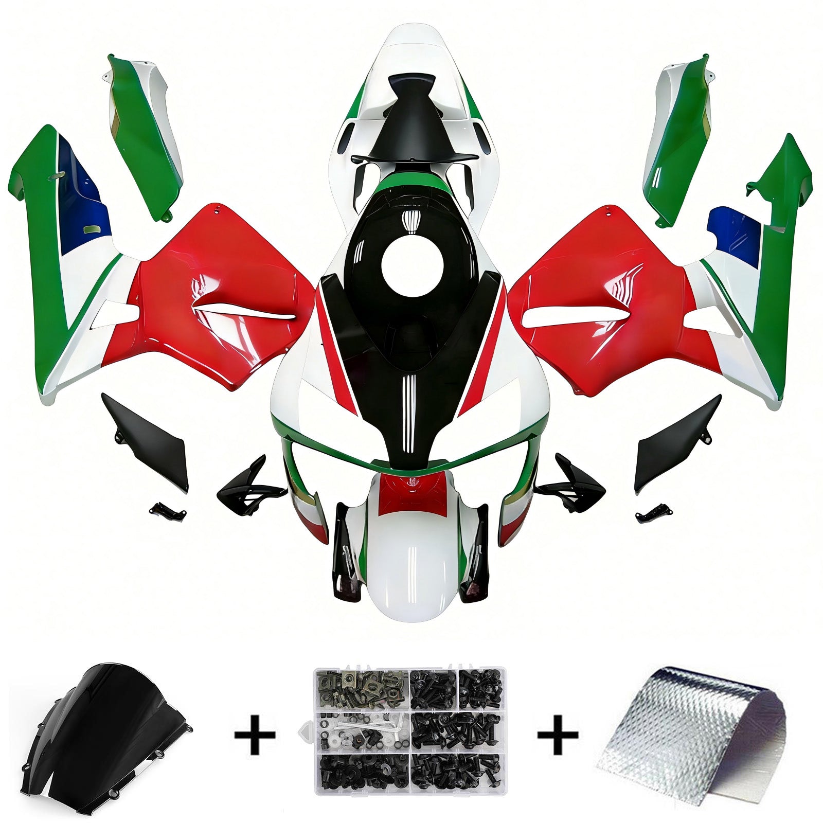 Kit de carénage par injection, carrosserie en plastique ABS pour Honda CBR600RR 2003-2004 F5