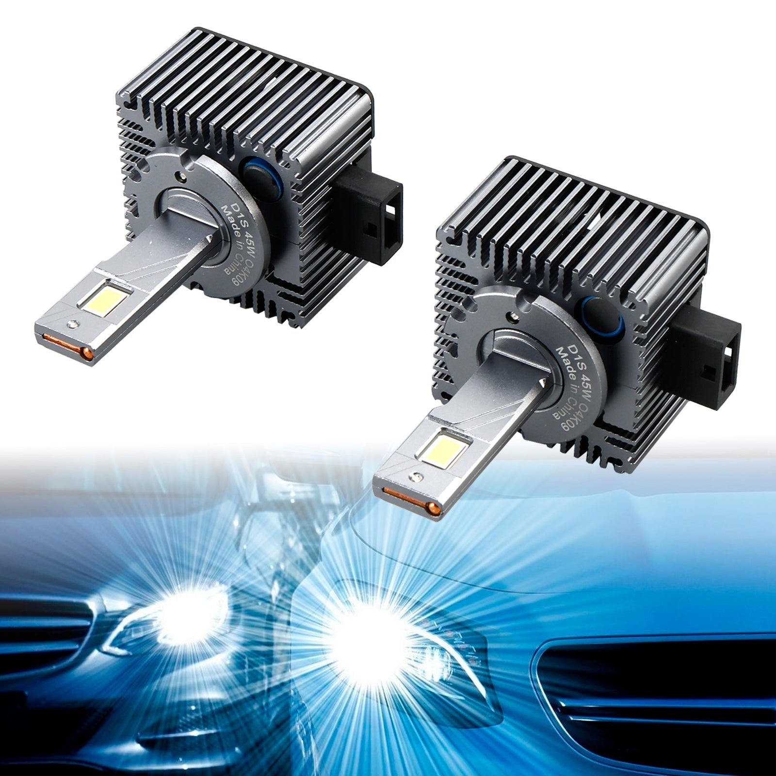 Lot de 2 ampoules LED HL D1S 166140CW 45 W 6 000 K pour voiture OSRAM