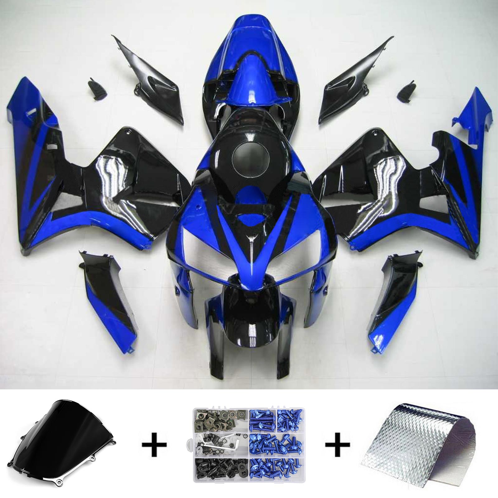 Kit de carénage par injection, carrosserie en plastique ABS pour Honda CBR600RR 2005-2006 F5