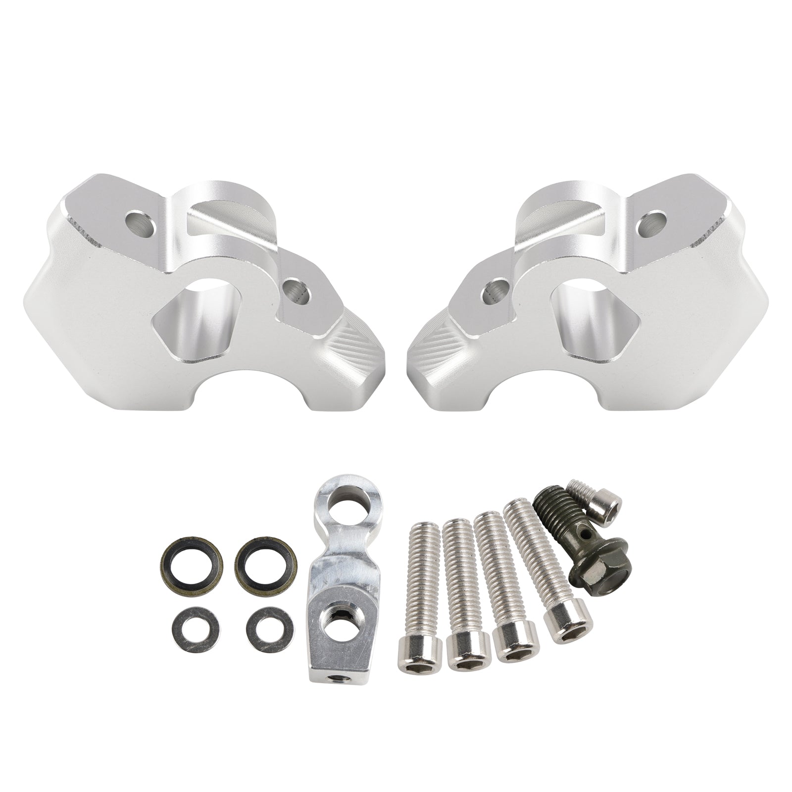 Kit de refuerzo de refuerzo del manillar CNC para BMW R 1300 GS Adventure (2024+) 2023-2024 H = 38 mm