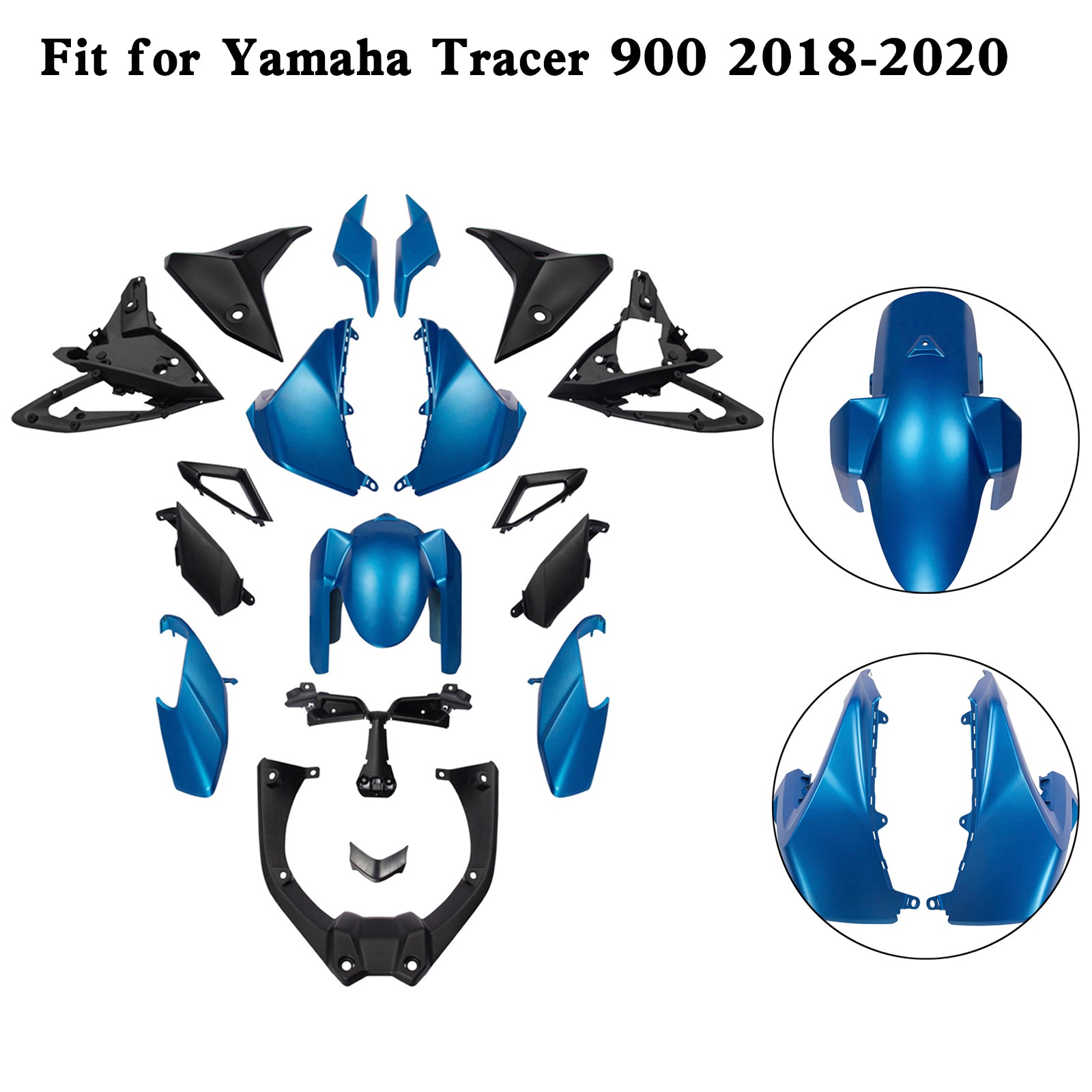 Kit de carénage de carrosserie en d'injection pour Yamaha Tracer 900 / GT 2018-2020 2#