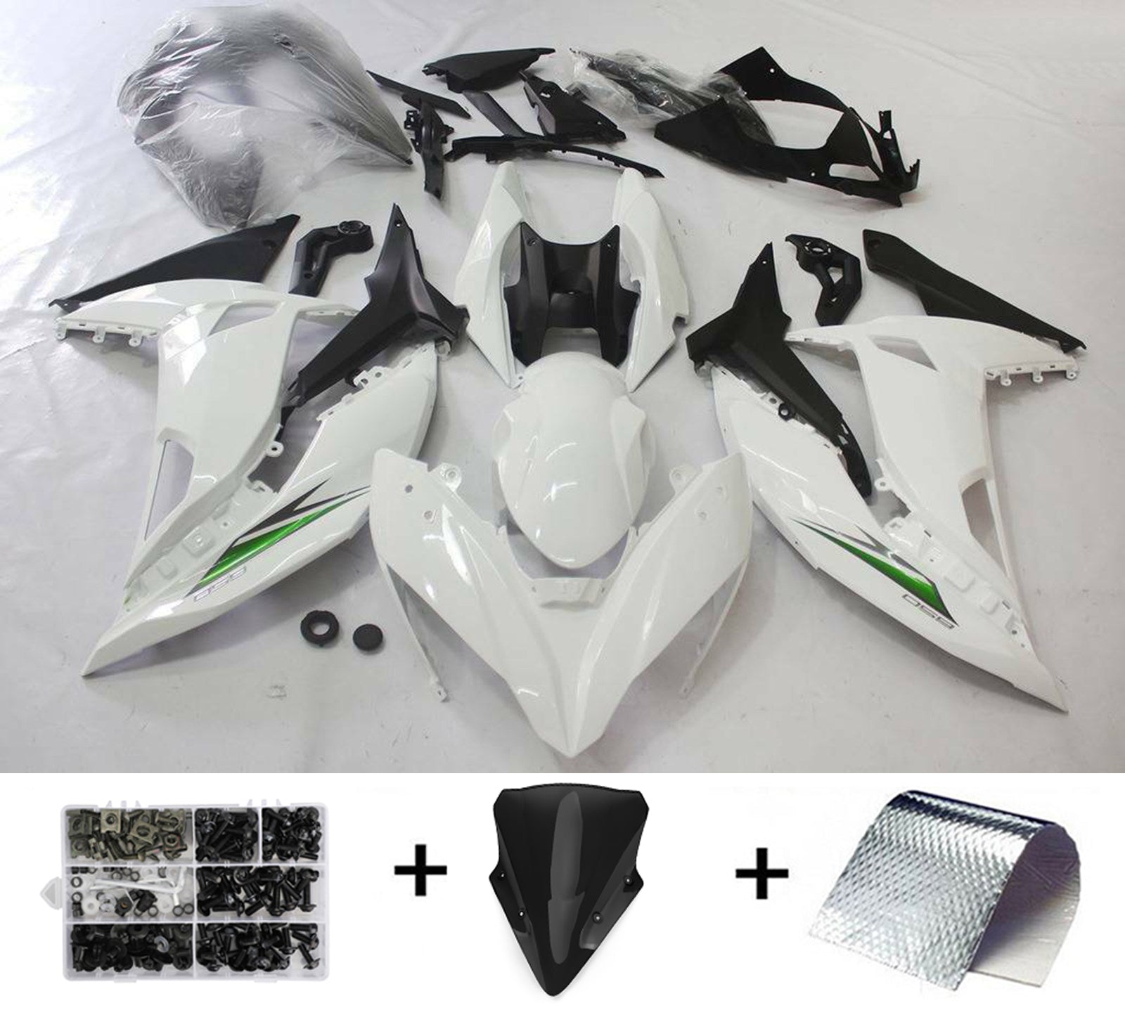 Kit de carénage en plastique ABS pour Kawasaki Ninja 650 EX650 2017-2019