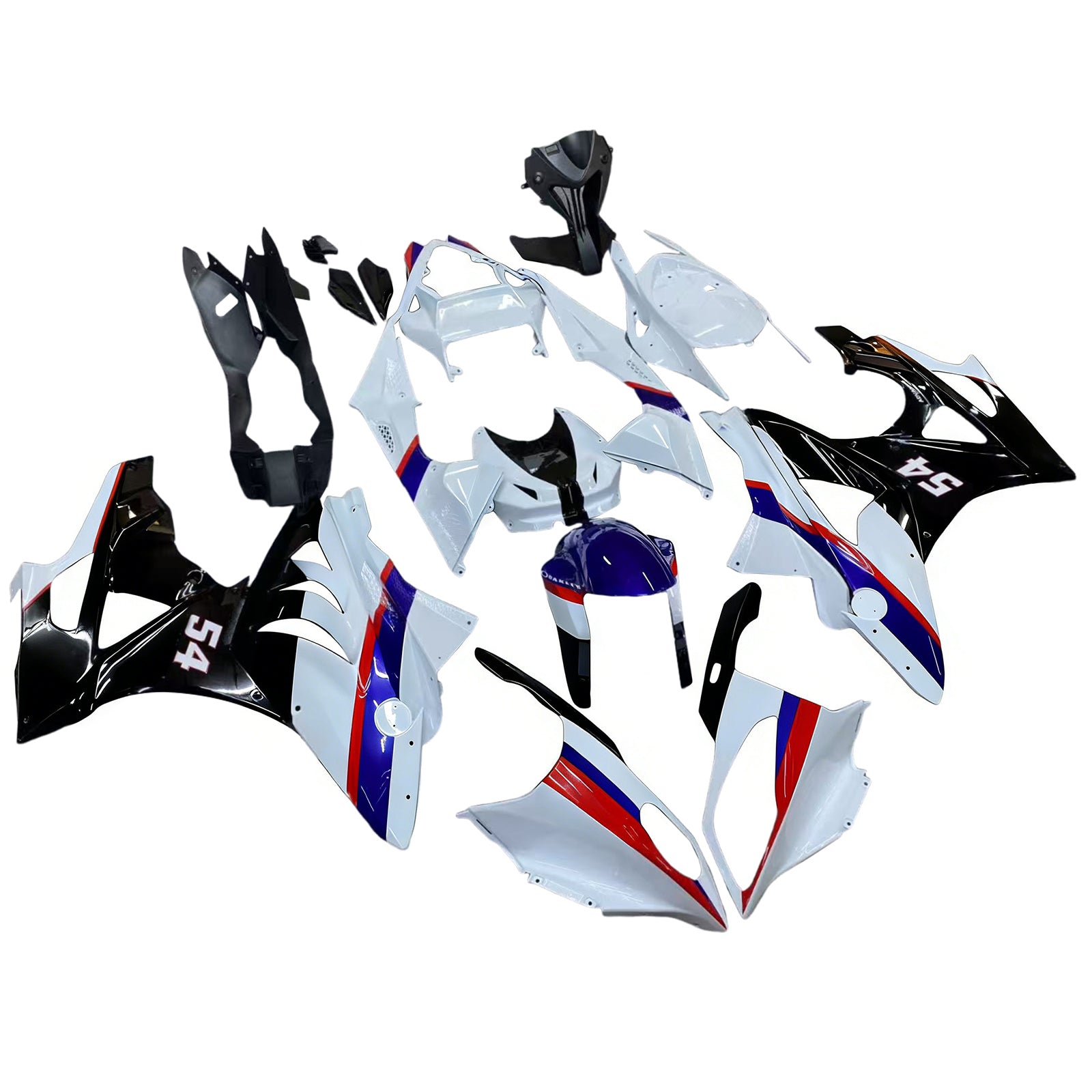 Kit de carénage à injection en plastique ABS pour BMW S1000RR 2009-2014