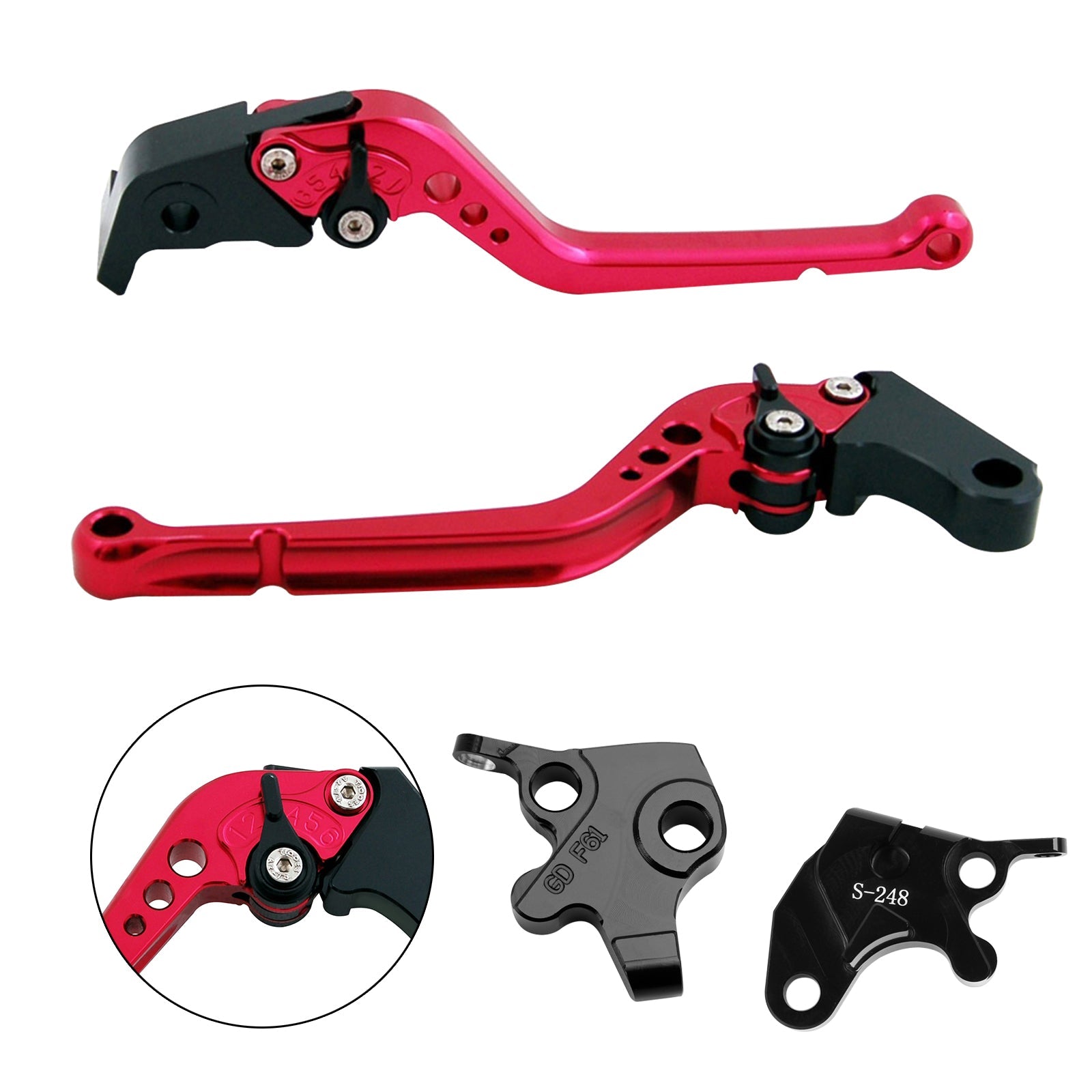 Dolga ročica zavore in sklopke za Yamaha YZF R125 2008-2011