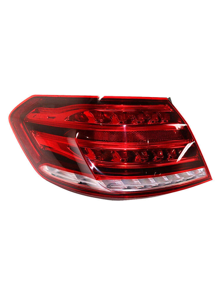 Lewa zewnętrzna tylna lampa LED (ze światłem stopu) do Mercedesa-Benz Klasy E W212 Odświeżona limuzyna (2013-2015) – Referencje : 2129060103, 2129060757, 2129060703