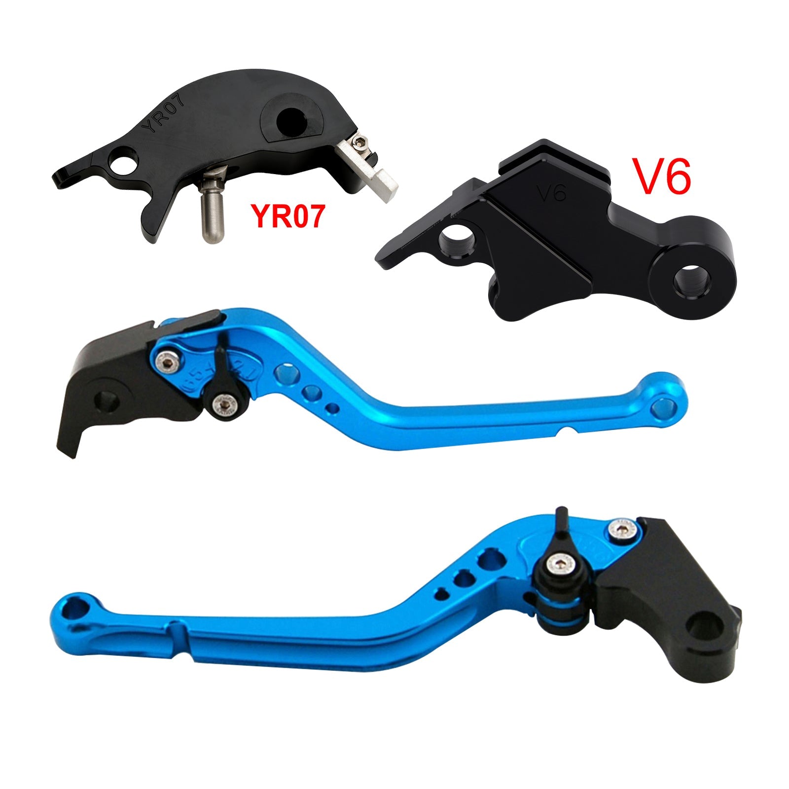 Levier de frein et d'embrayage long compatible avec YAMAHA XSR900 XSR900GP MT-09 MT-09SP 2024-2025