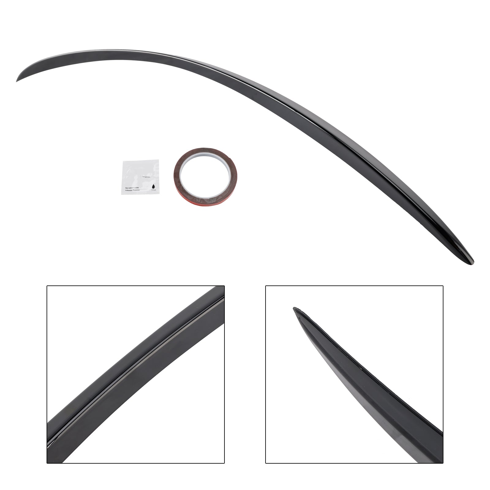 Spoiler posteriore nero lucido per Mercedes-Benz Classe E W213 E63 2020+