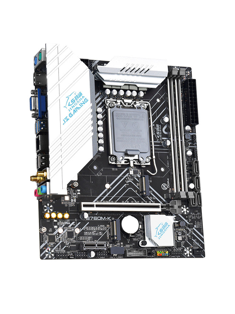 Carte mère B760M-K LGA-1700 broches, mémoire DDR4, double Interface M.2, prend en charge le WIFI