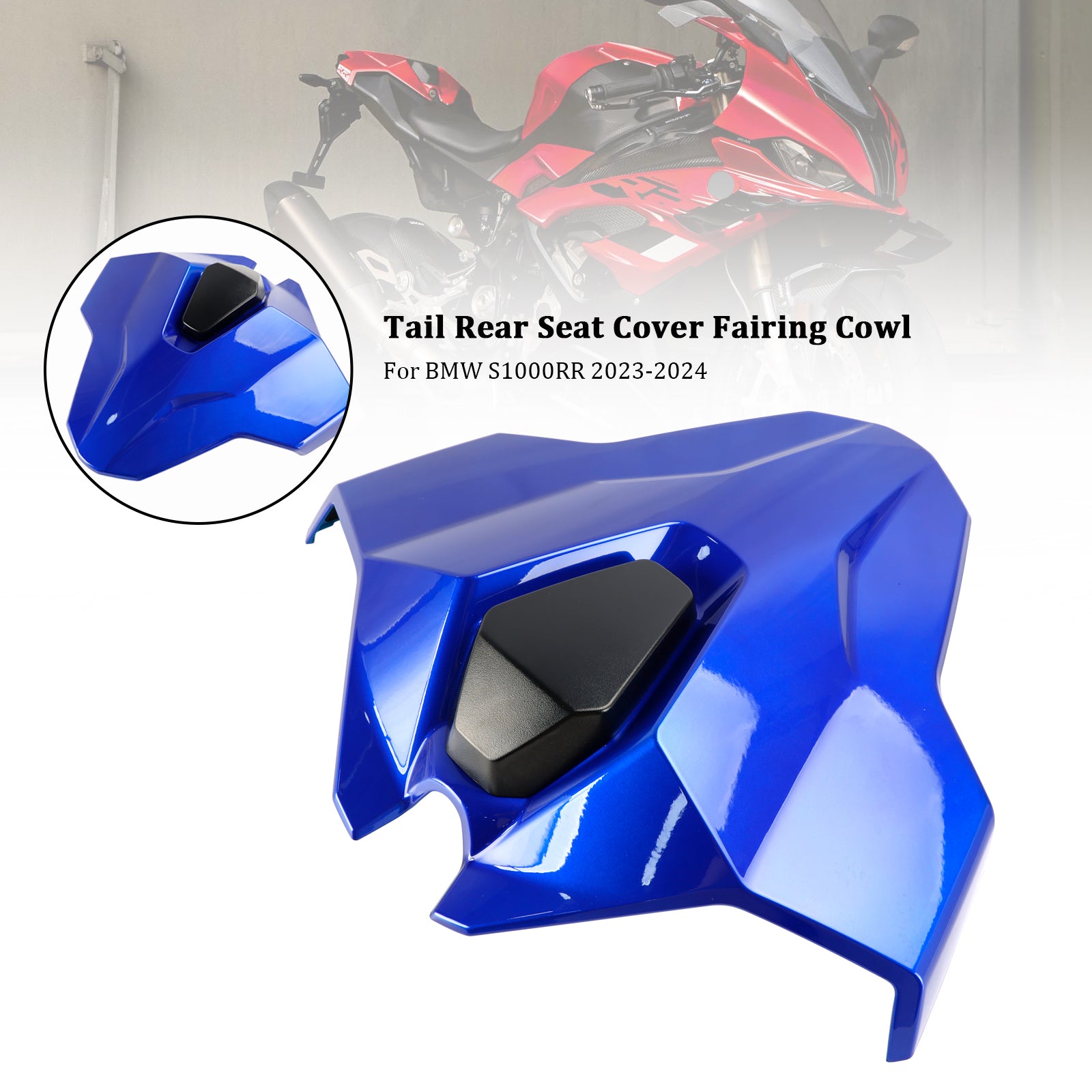 Capot de carénage de couverture de siège arrière de queue pour BMW S1000RR 2023-2024