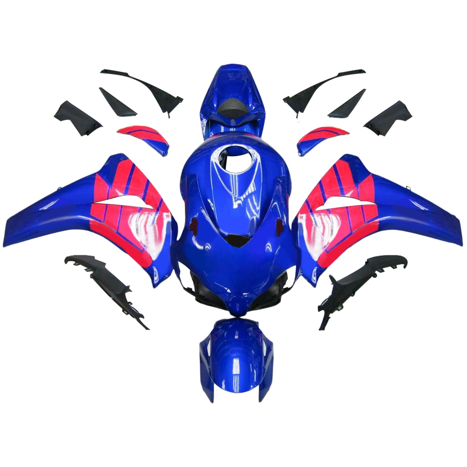 Kit de carénage injecté en plastique ABS pour Honda CBR1000RR 2008-2011