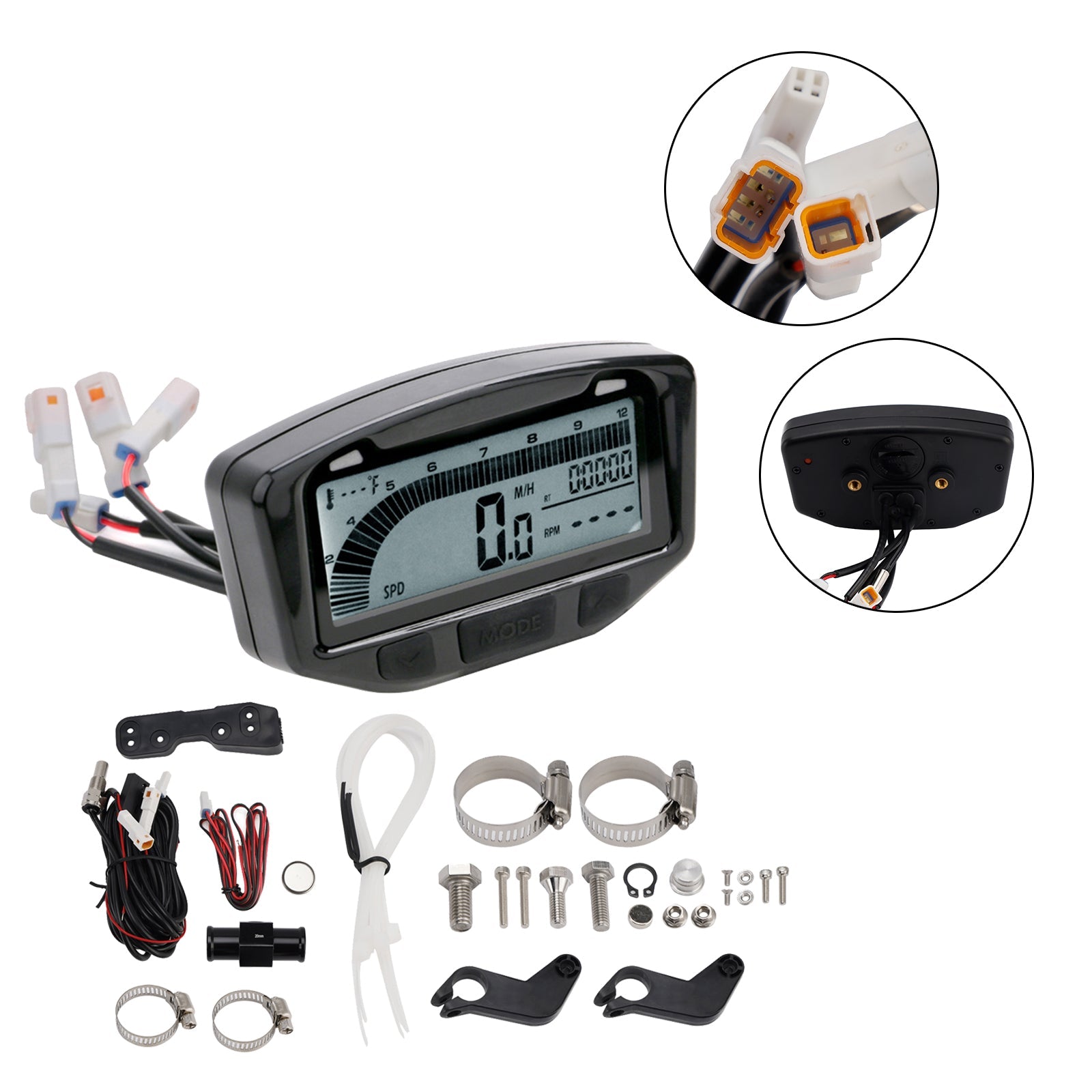 Compteur de vitesse, odomètre et compte-tours numériques LCD pour Yamaha YFZ 450 (2004-2014)