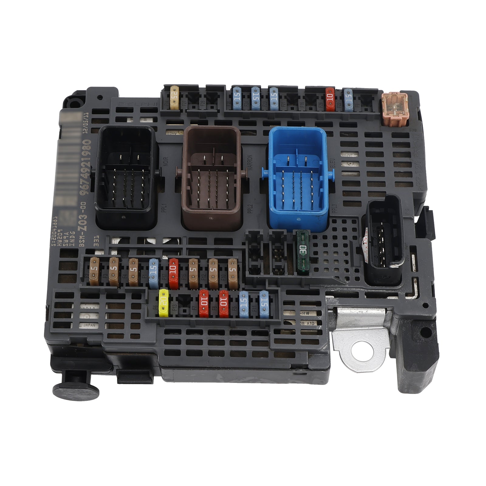 Boîtier de fusibles pour unité de commande BSM du moteur Peugeot 508 Citroën 6500KH 9674921980 Z03