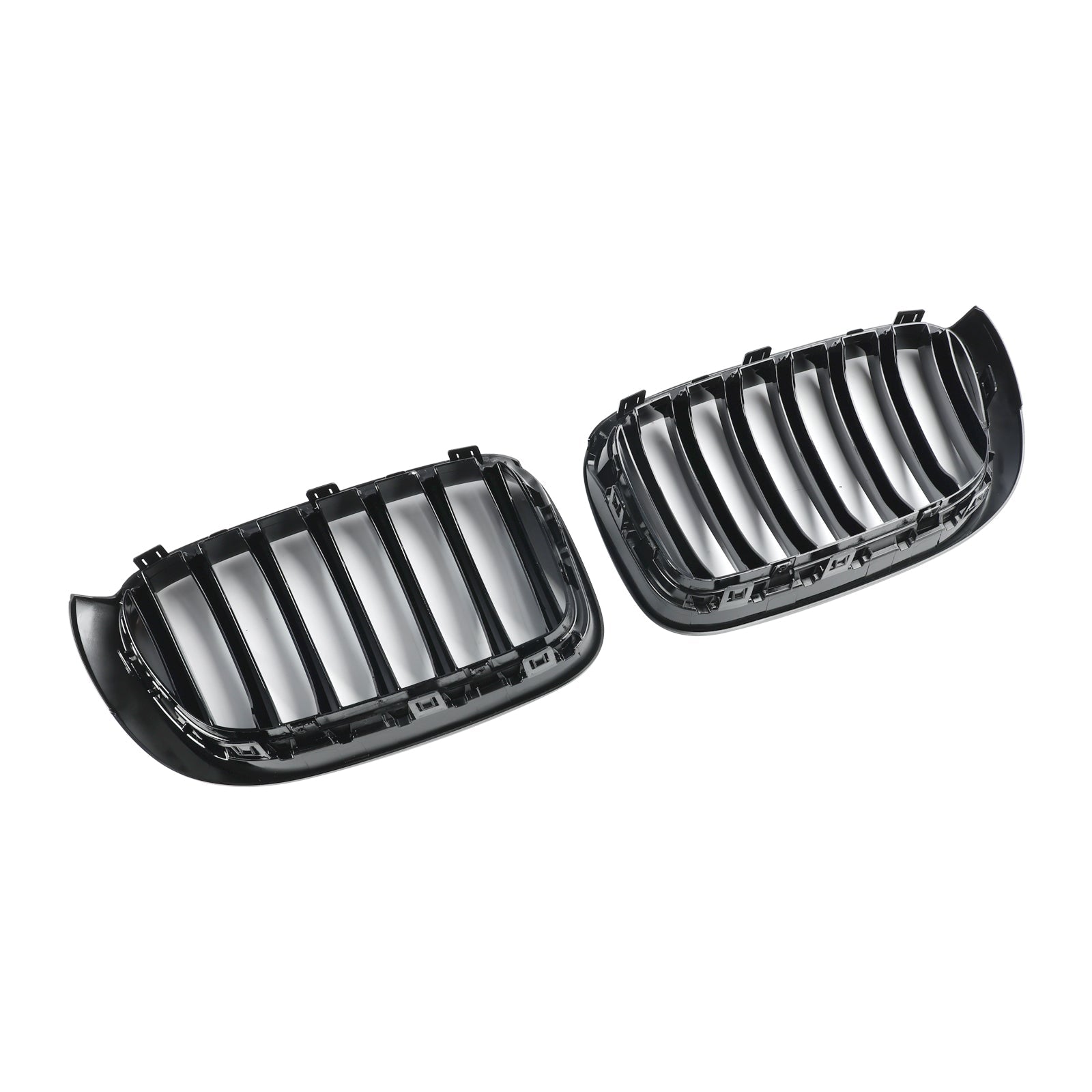 Parrilla de parachoques delantero negro brillante para BMW X3 X4 F25 F26 2014-2017