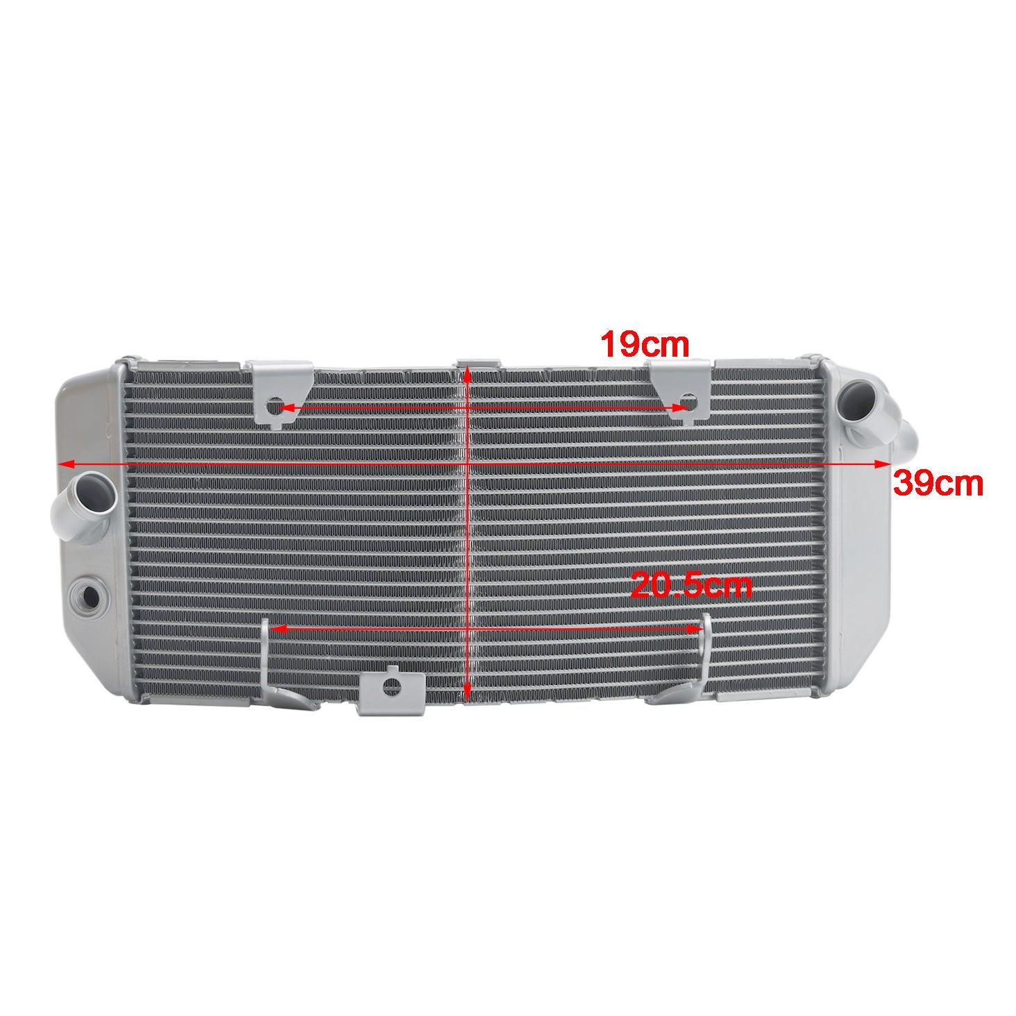 2012-2016 Yamaha TMAX530 T-max 530 Radiateur de refroidissement en aluminium Argenté