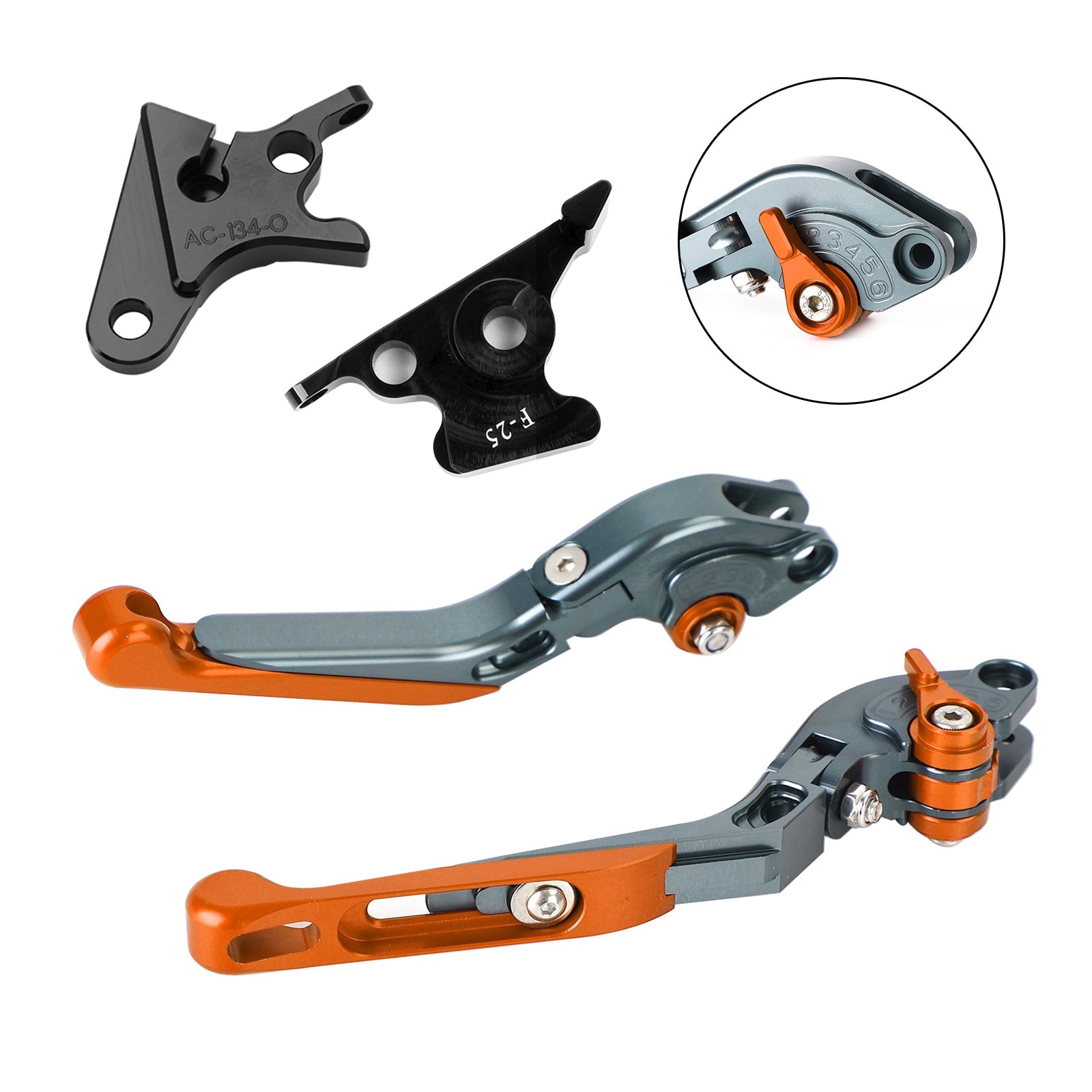 Palanca de freno de embrague ajustable para Honda CB350 Hness GB350 CB350 2021-2023