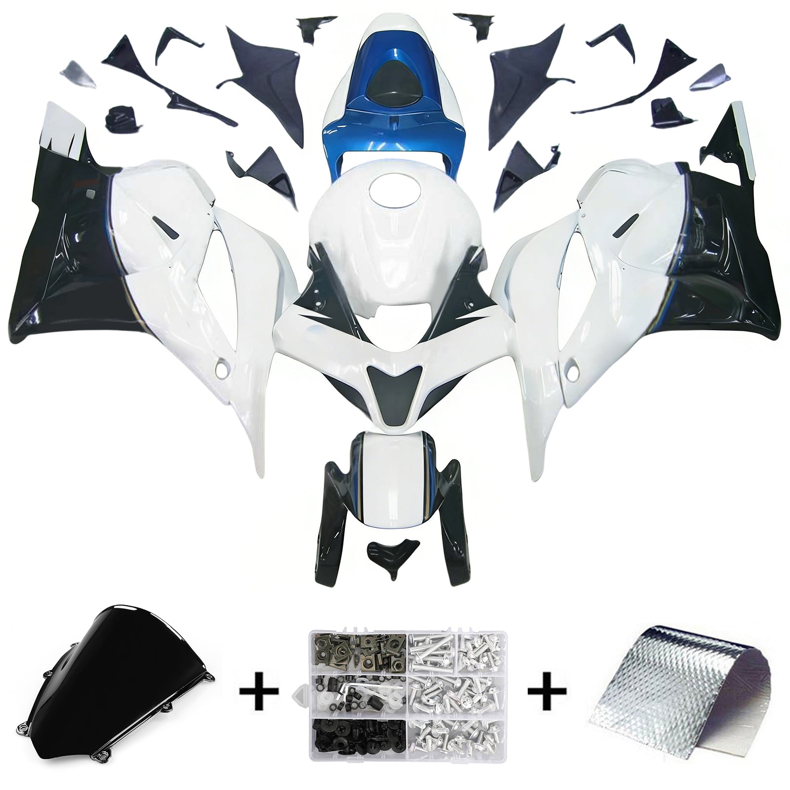 Kit de carénage à injection en plastique ABS pour Honda CBR600RR 2009-2012 F5